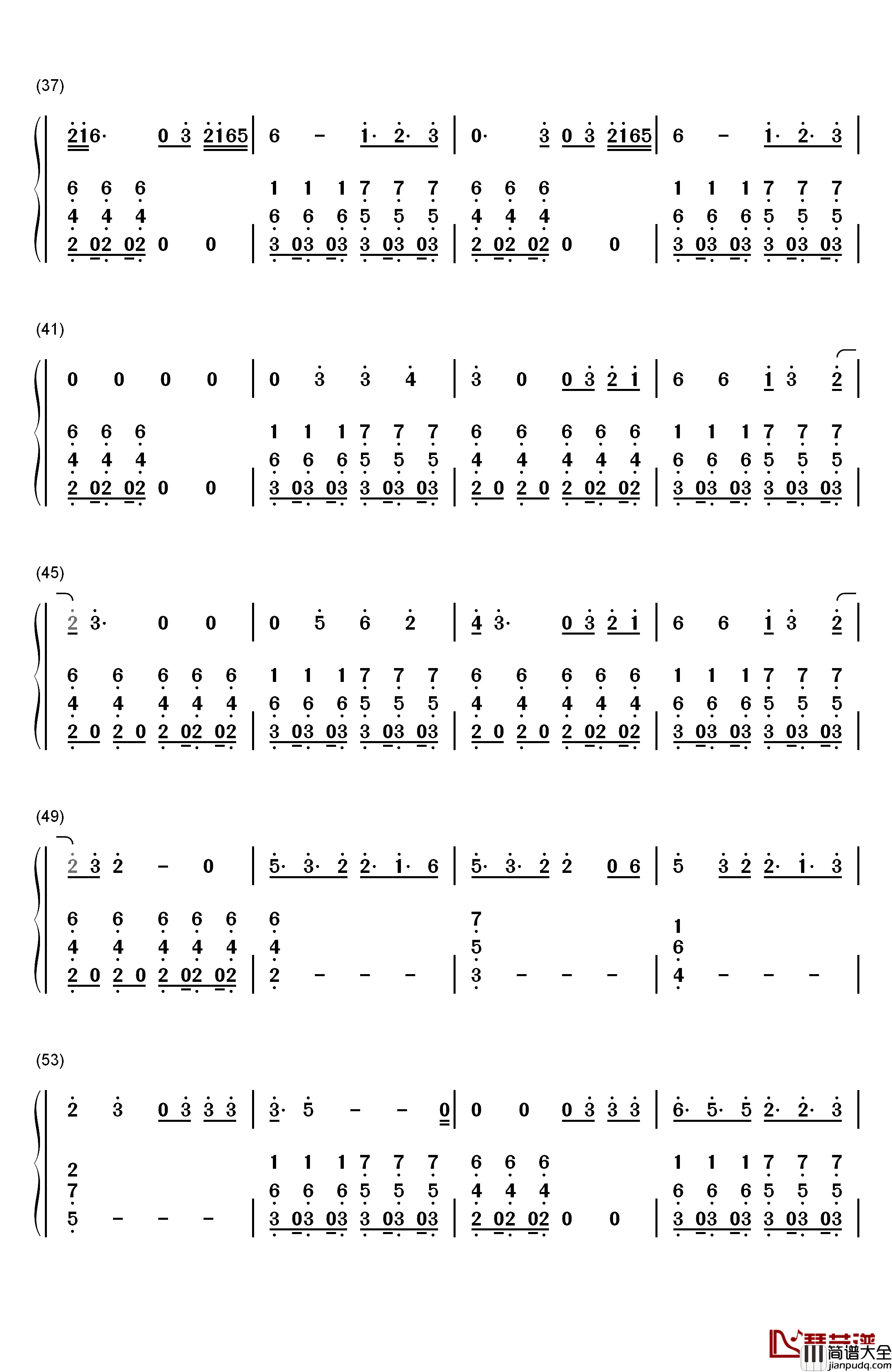 Desire钢琴简谱_数字双手_Years_&_Years