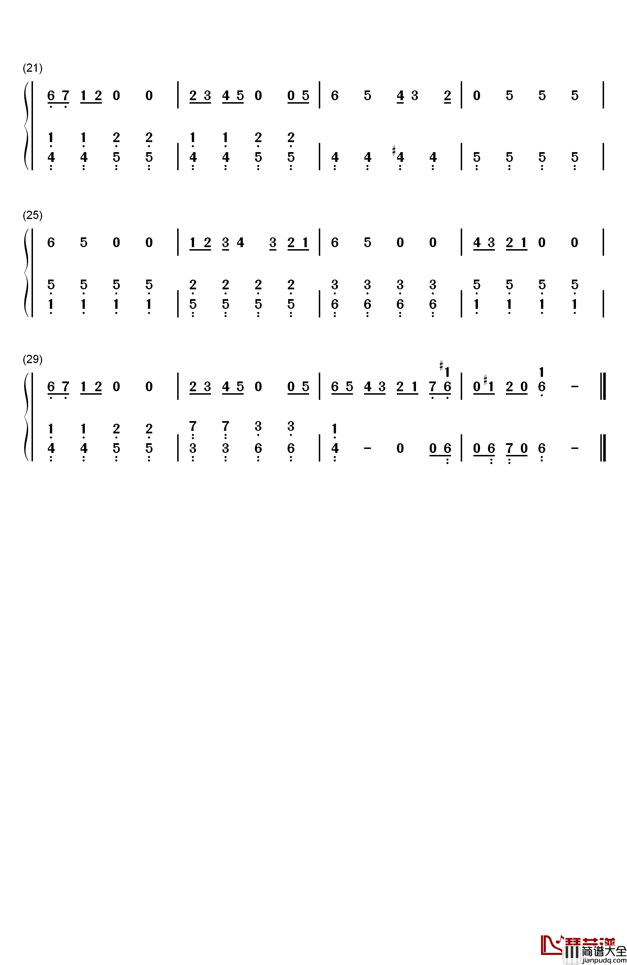 ゆいまーる☆わーるど钢琴简谱_数字双手_绫瀬理惠