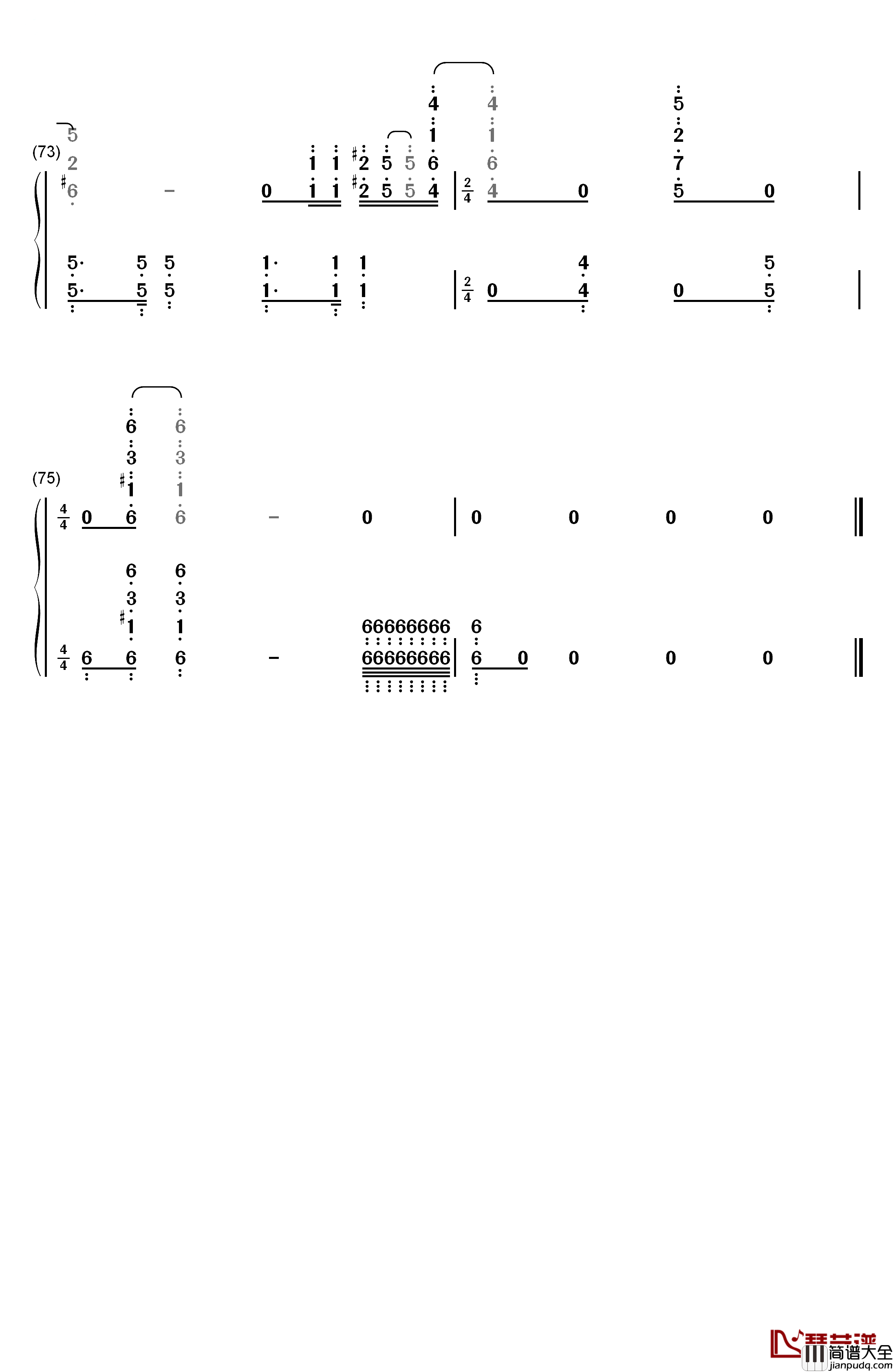 Hawaii_Five钢琴简谱_数字双手_Brian_Tyler