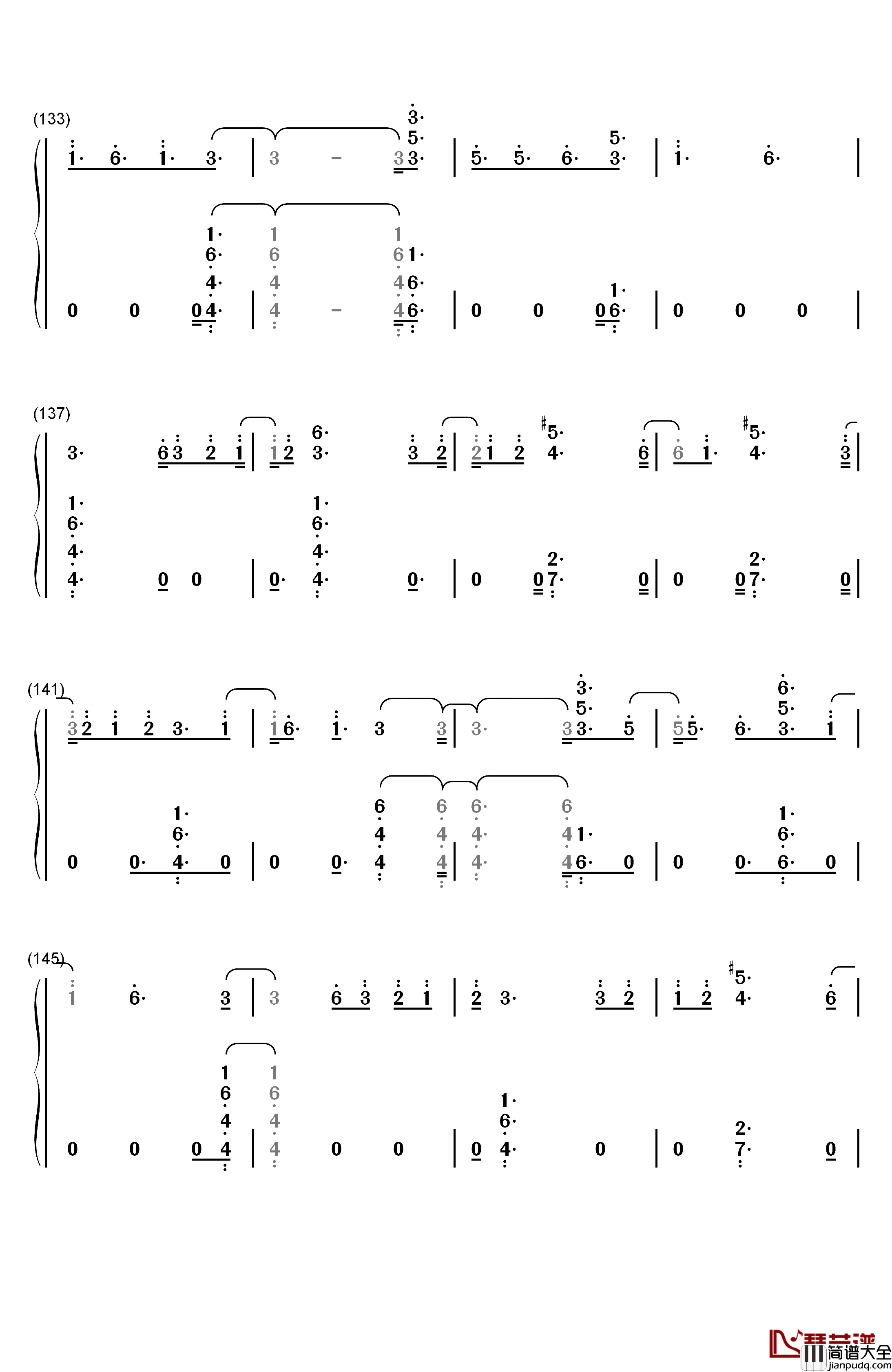 Hard_To_Love钢琴简谱_数字双手_Calvin_Harris