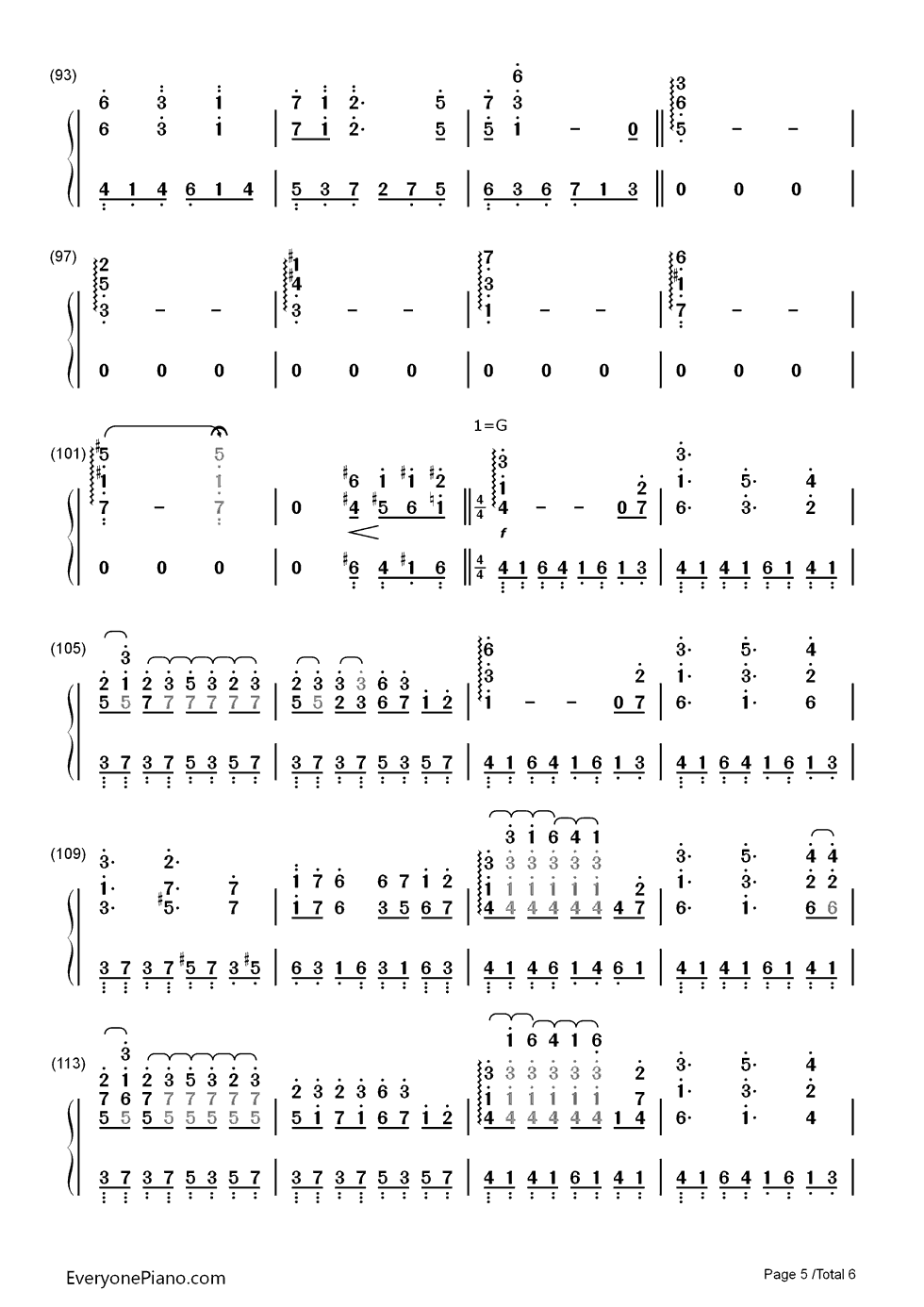 Schwarz～そして少女は森の中～钢琴简谱_数字双手_霜月はるか&Revo