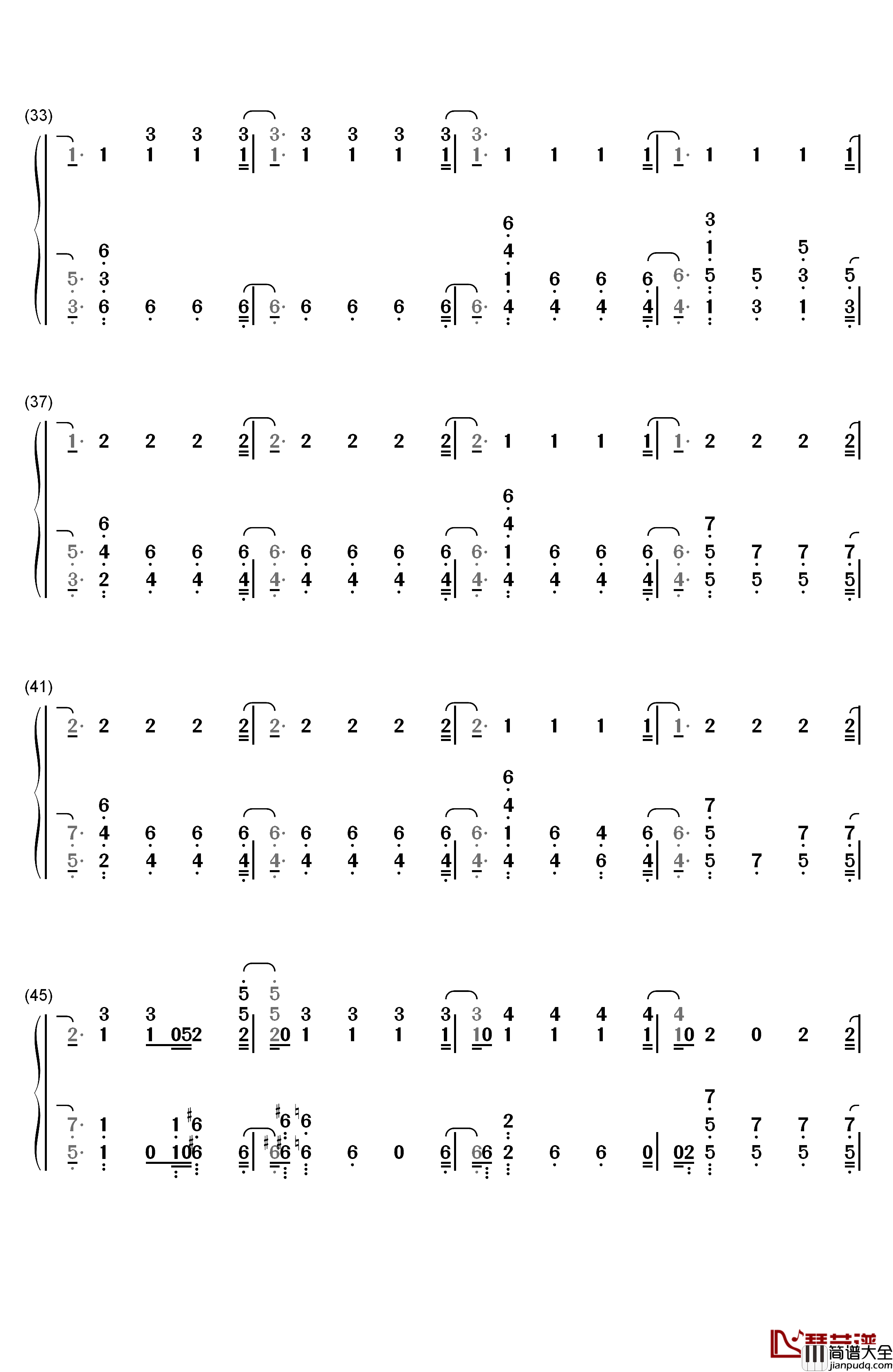 Walk_on_Water钢琴简谱_数字双手_Eminem_Beyonce