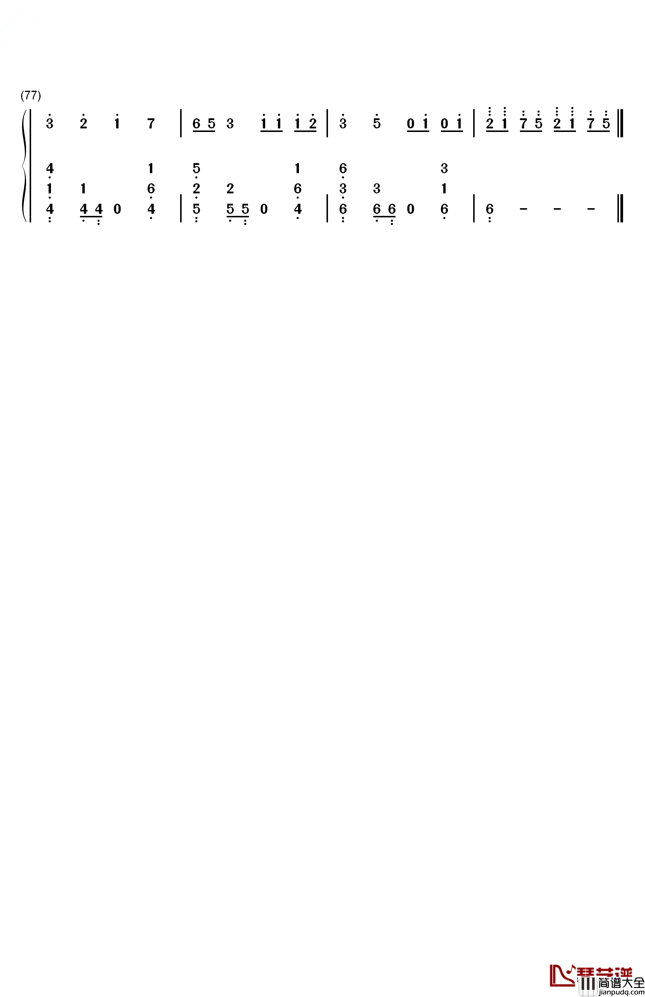 Ei_Ei钢琴简谱_数字双手_偶像练习生