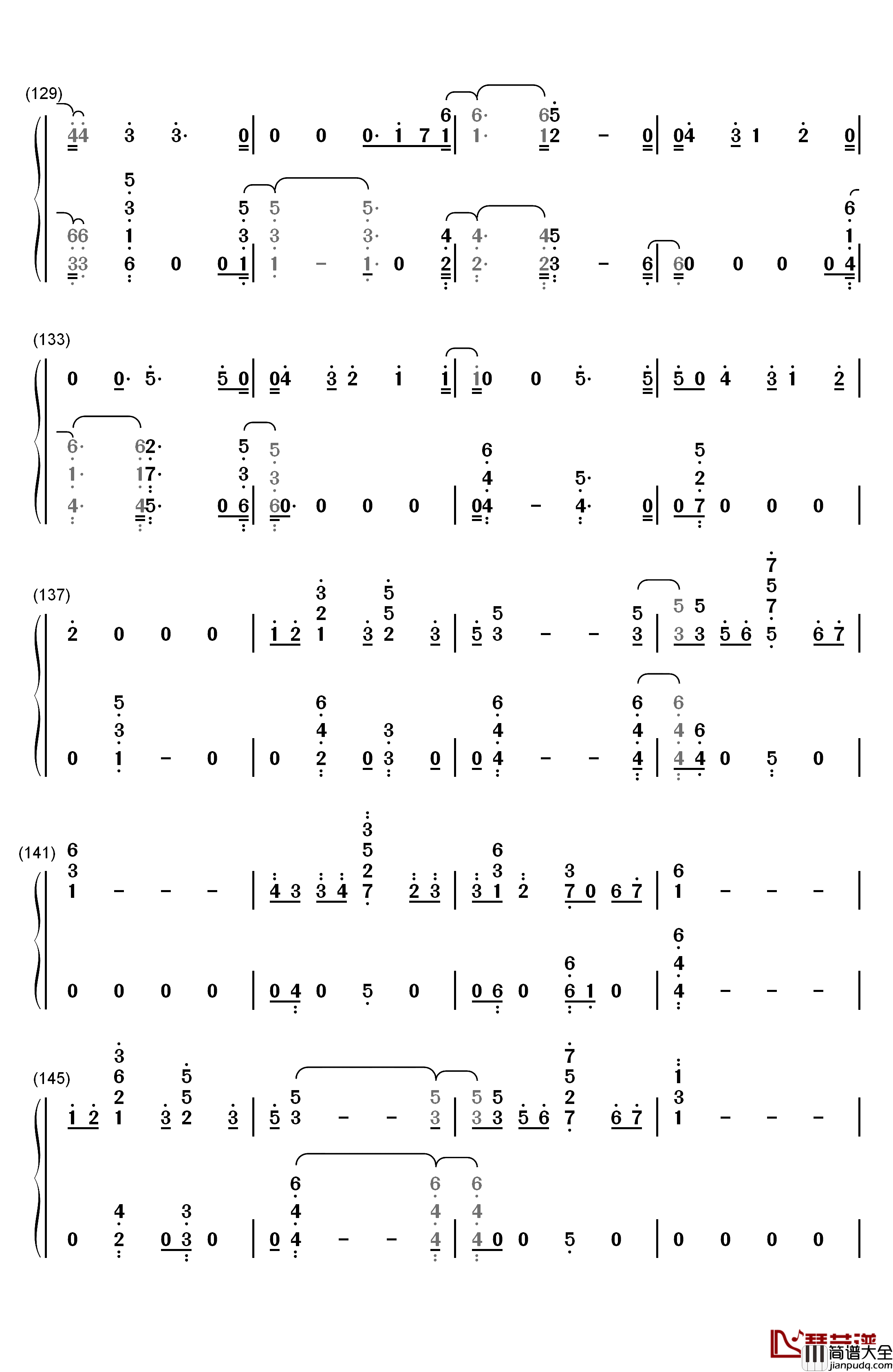 Boy钢琴简谱_数字双手_Charlie_Puth