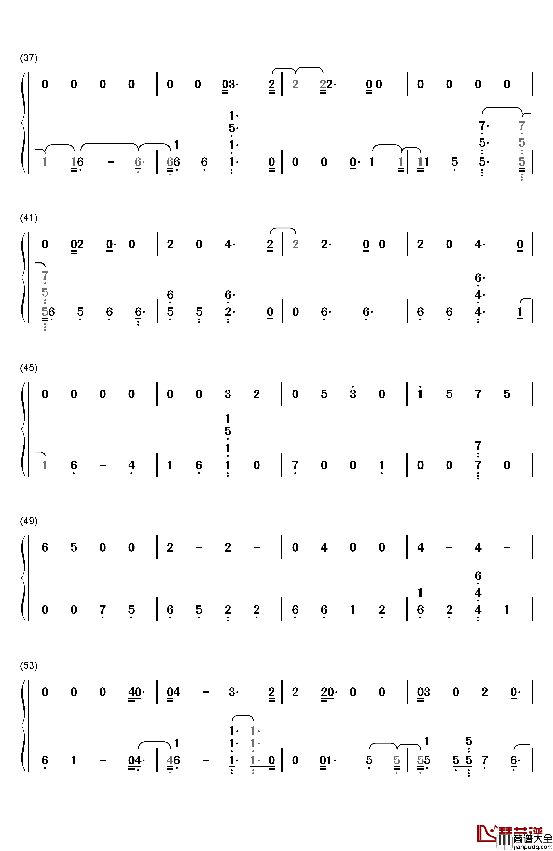 Say_Something钢琴简谱_数字双手_Justin_Timberlake