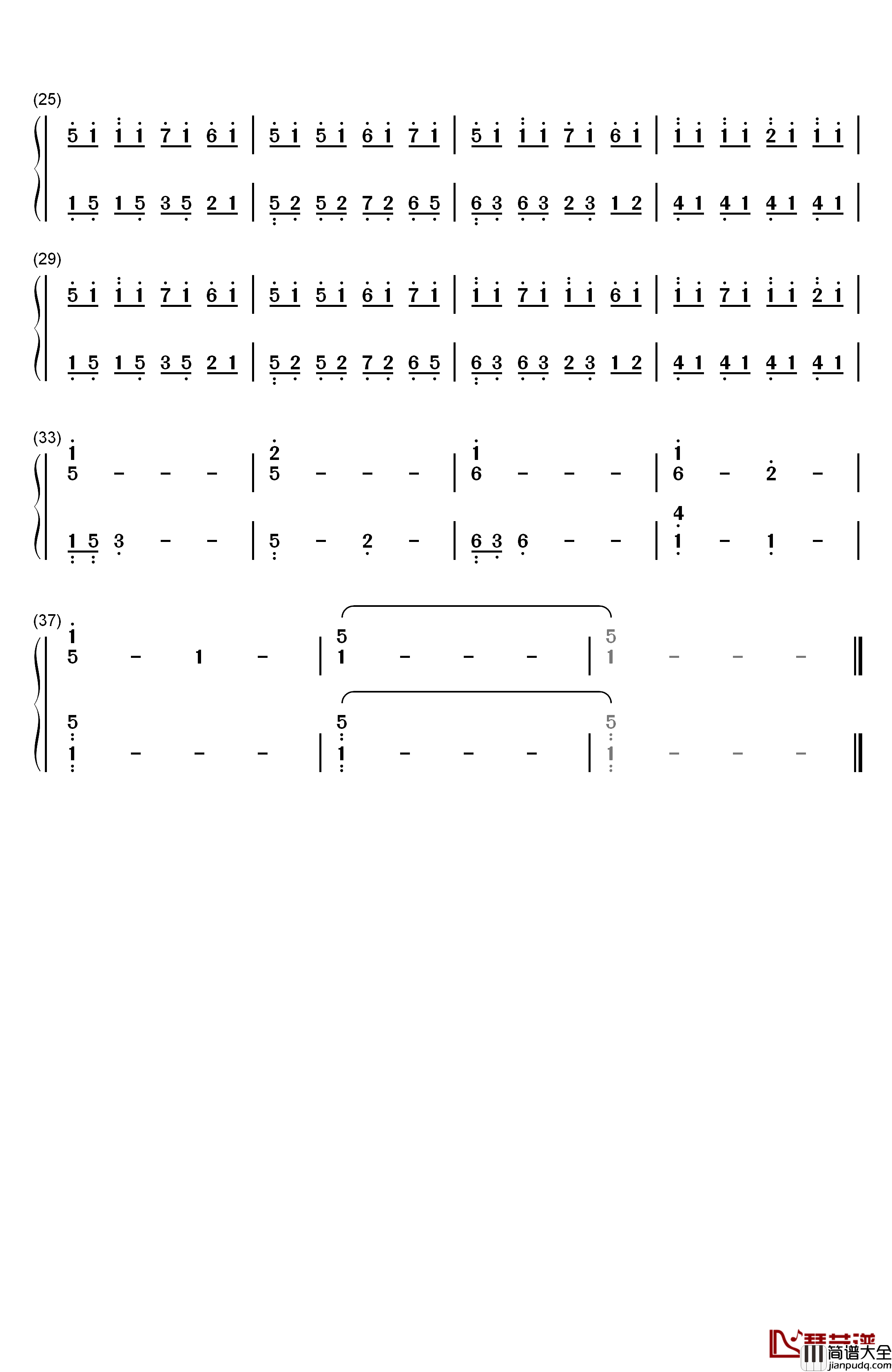 New_Life钢琴简谱_数字双手_Peter_Jeremias