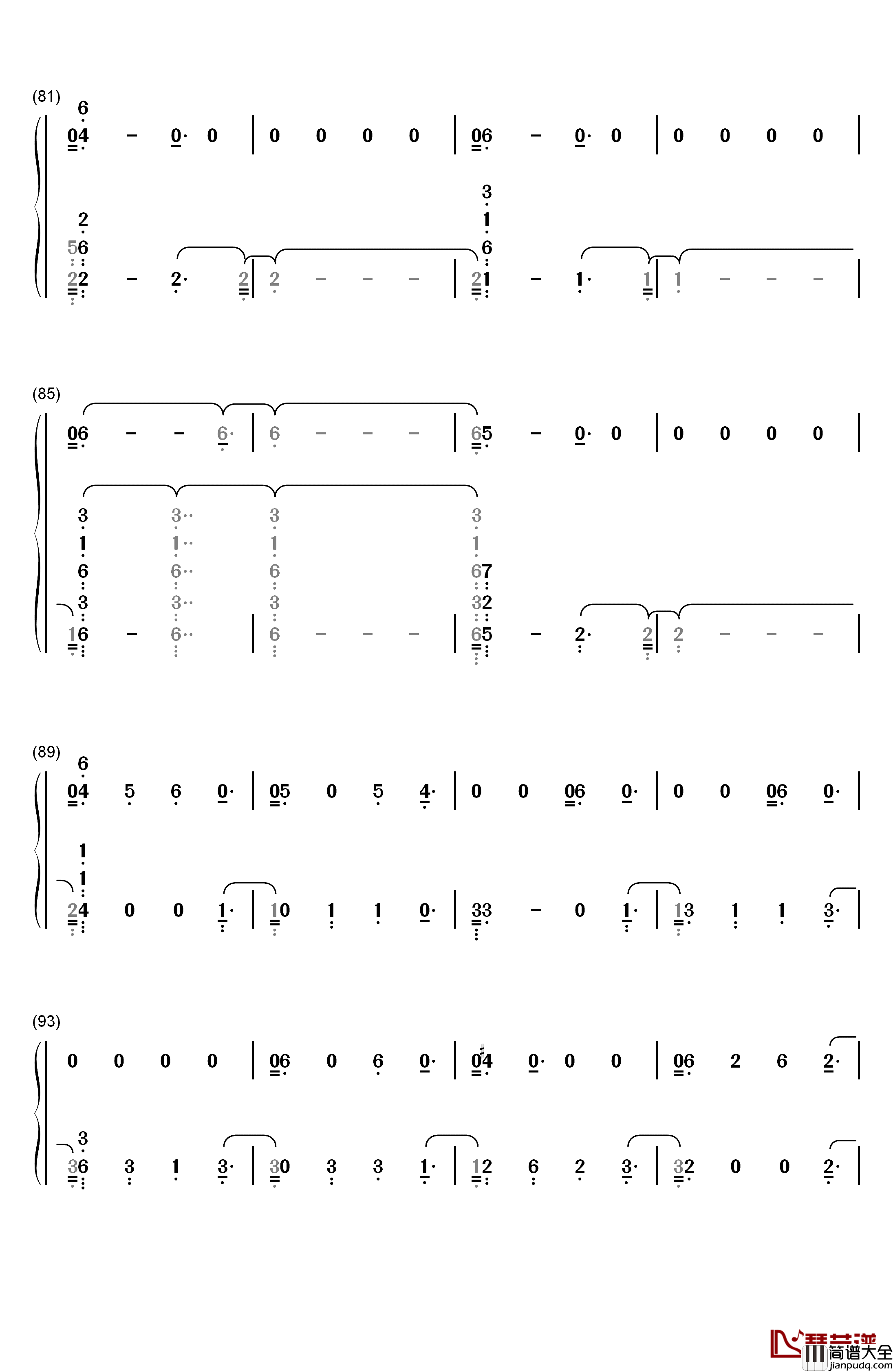 13_Beaches钢琴简谱_数字双手_Lana_Del_Rey