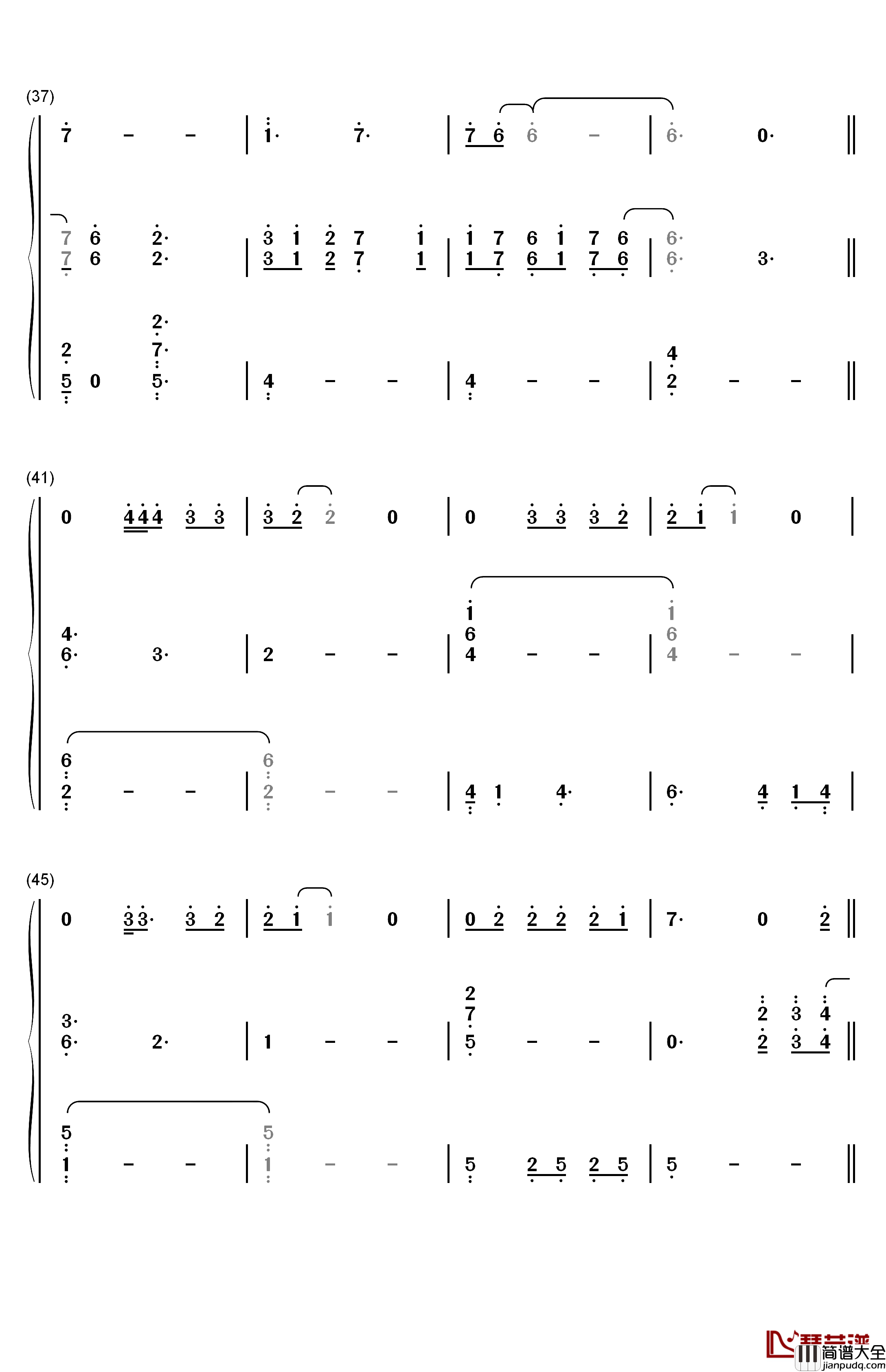 Scream钢琴简谱_数字双手_Sergey_Lazarev