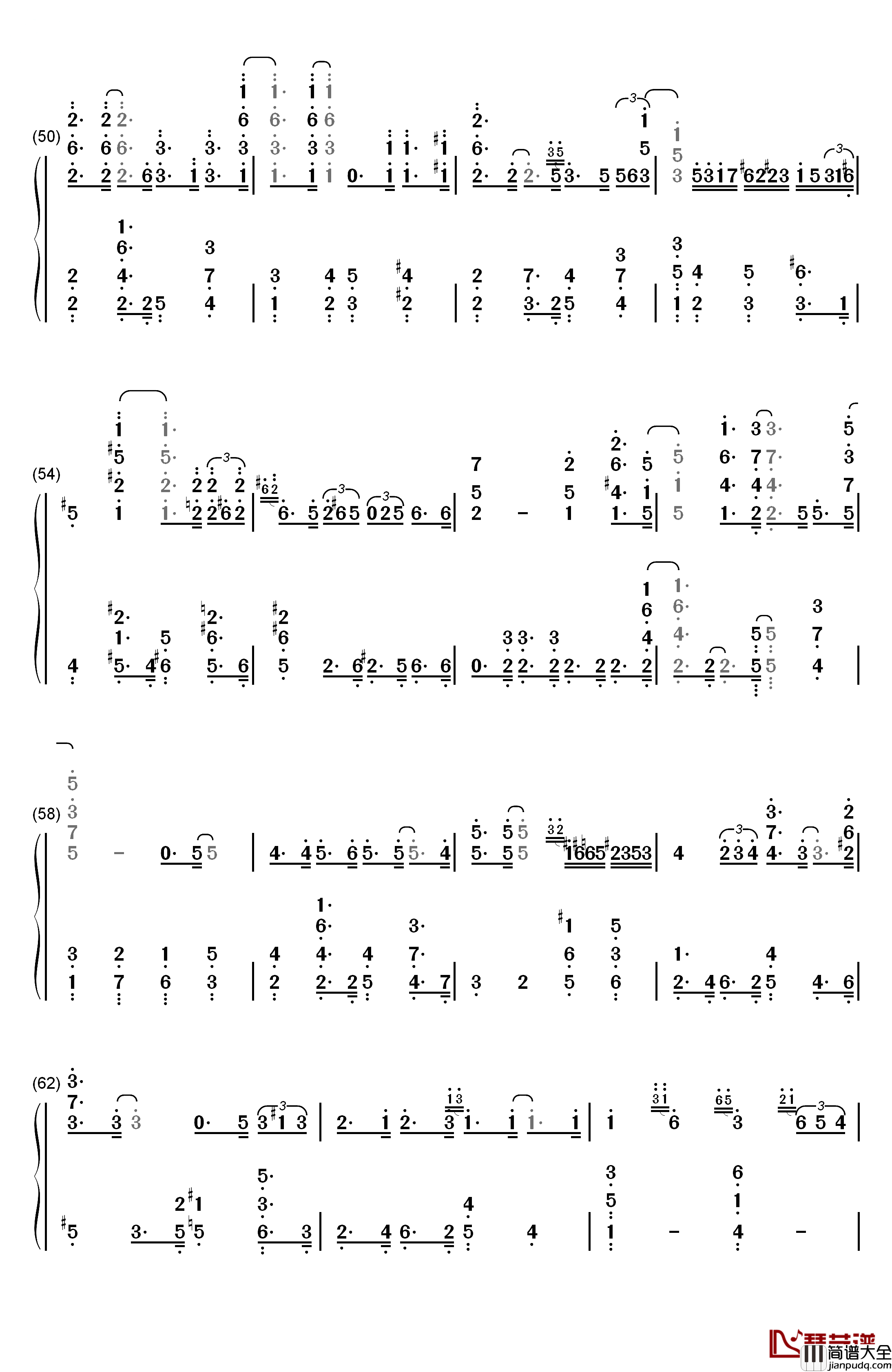 Blue_Moon钢琴简谱_数字双手_Richard_Rodgers__Lorenz_Hart