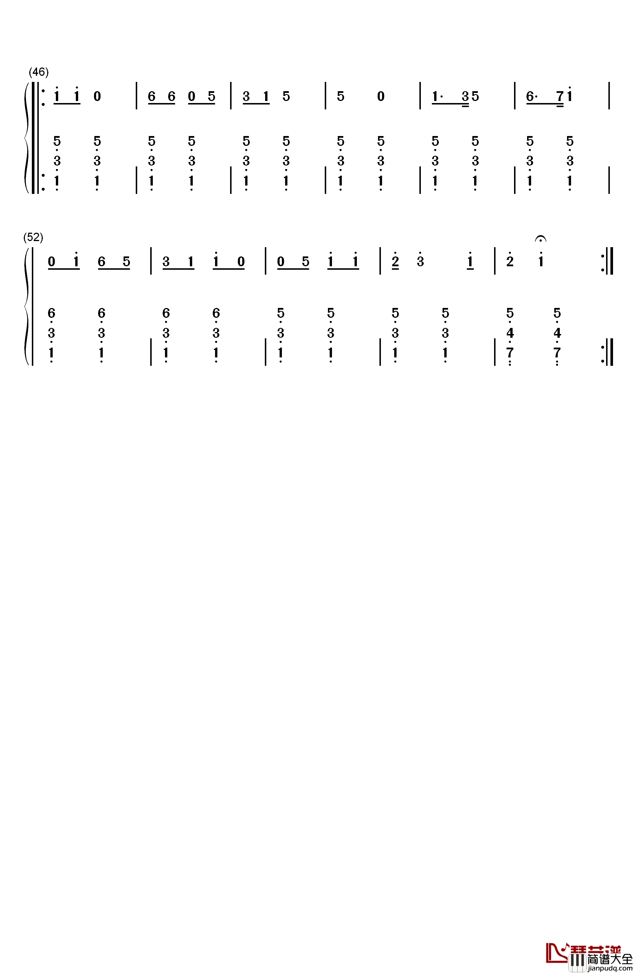 毕业歌钢琴简谱_数字双手_聂耳