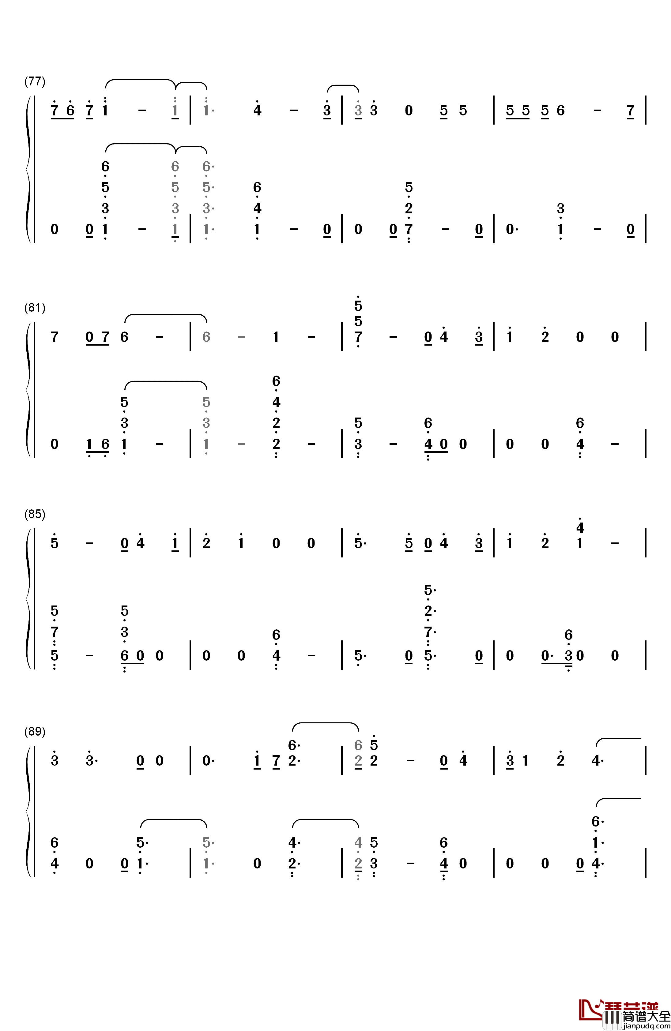 Boy钢琴简谱_数字双手_Charlie_Puth