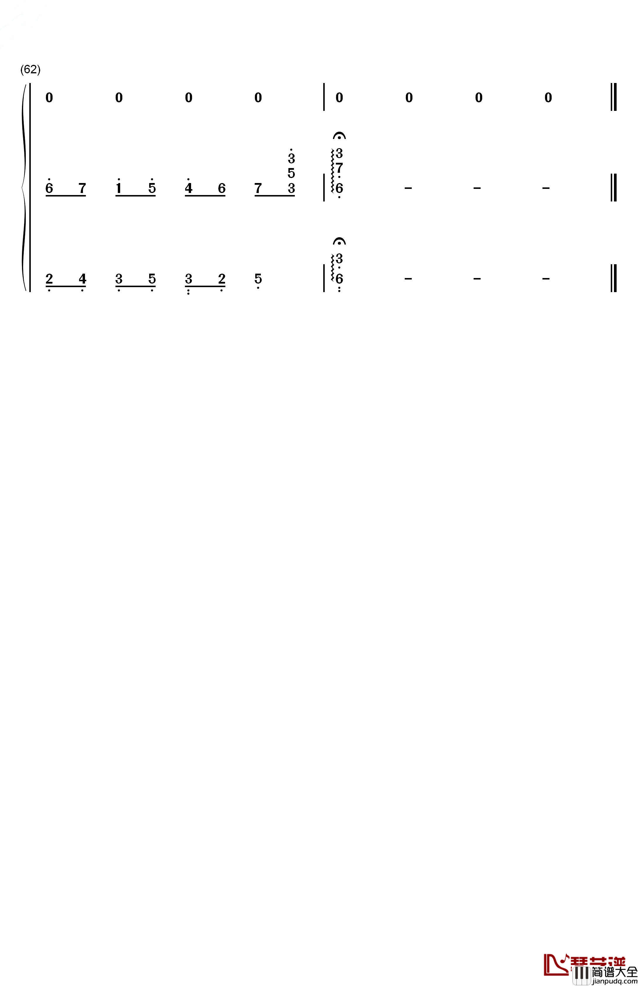 素敌だね钢琴简谱_数字双手_中野律纪（RIKKI）