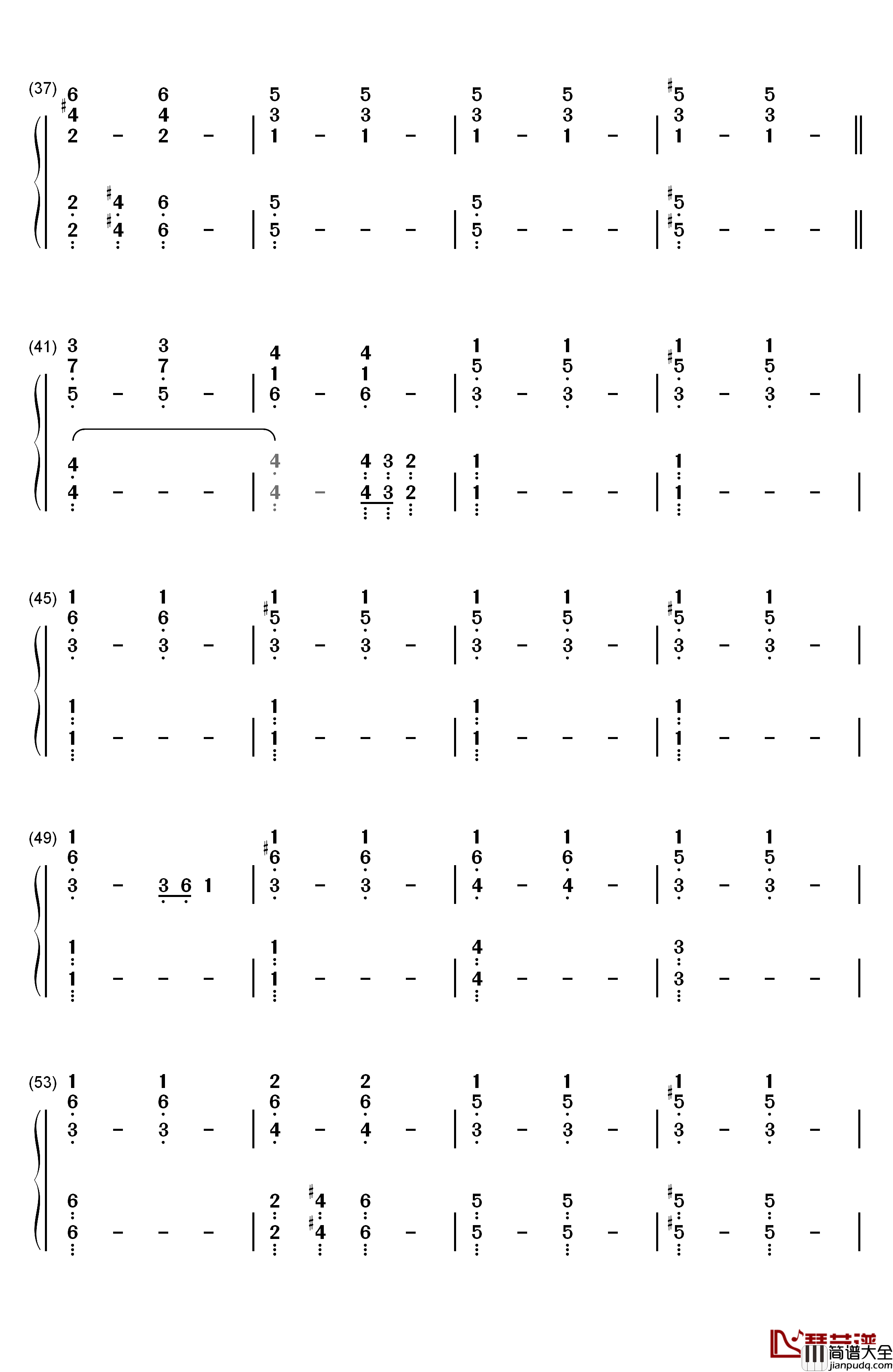 Impossible_Year钢琴简谱_数字双手_Panic_at_the_Disco