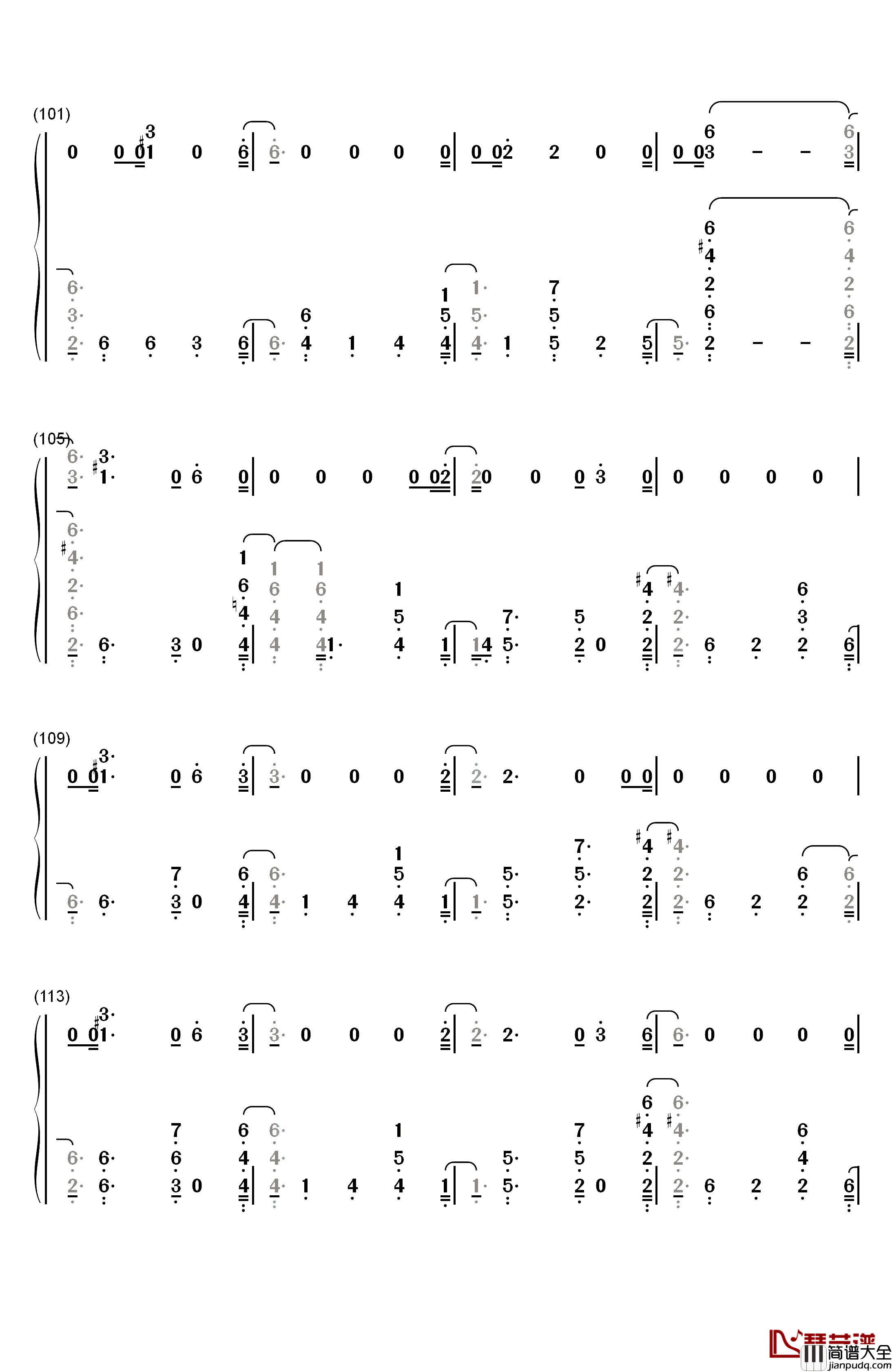 Bitches钢琴简谱_数字双手_Tove_Lo