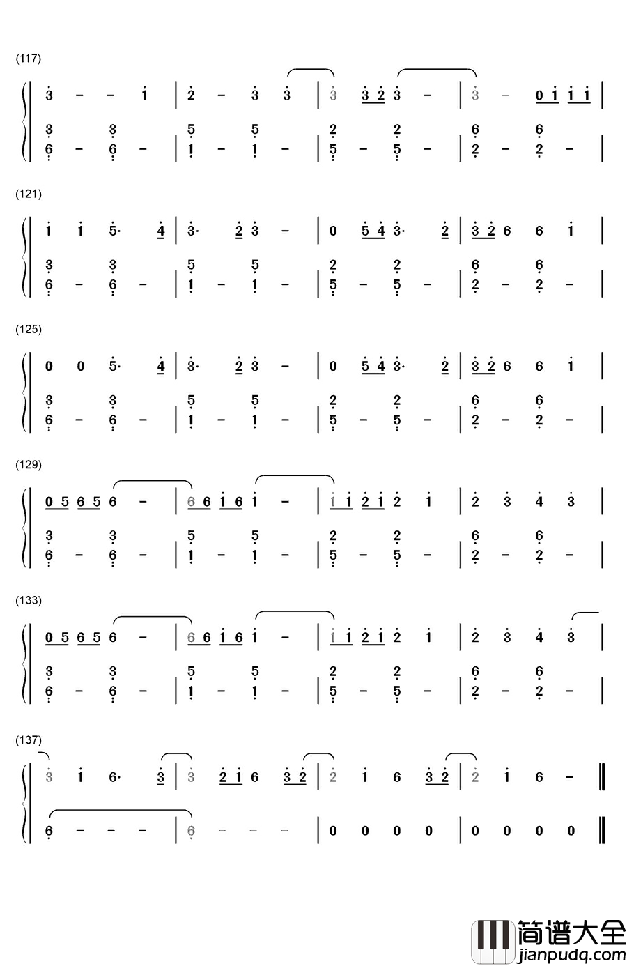 Irresistible钢琴简谱_数字双手_Fall_Out_Boy