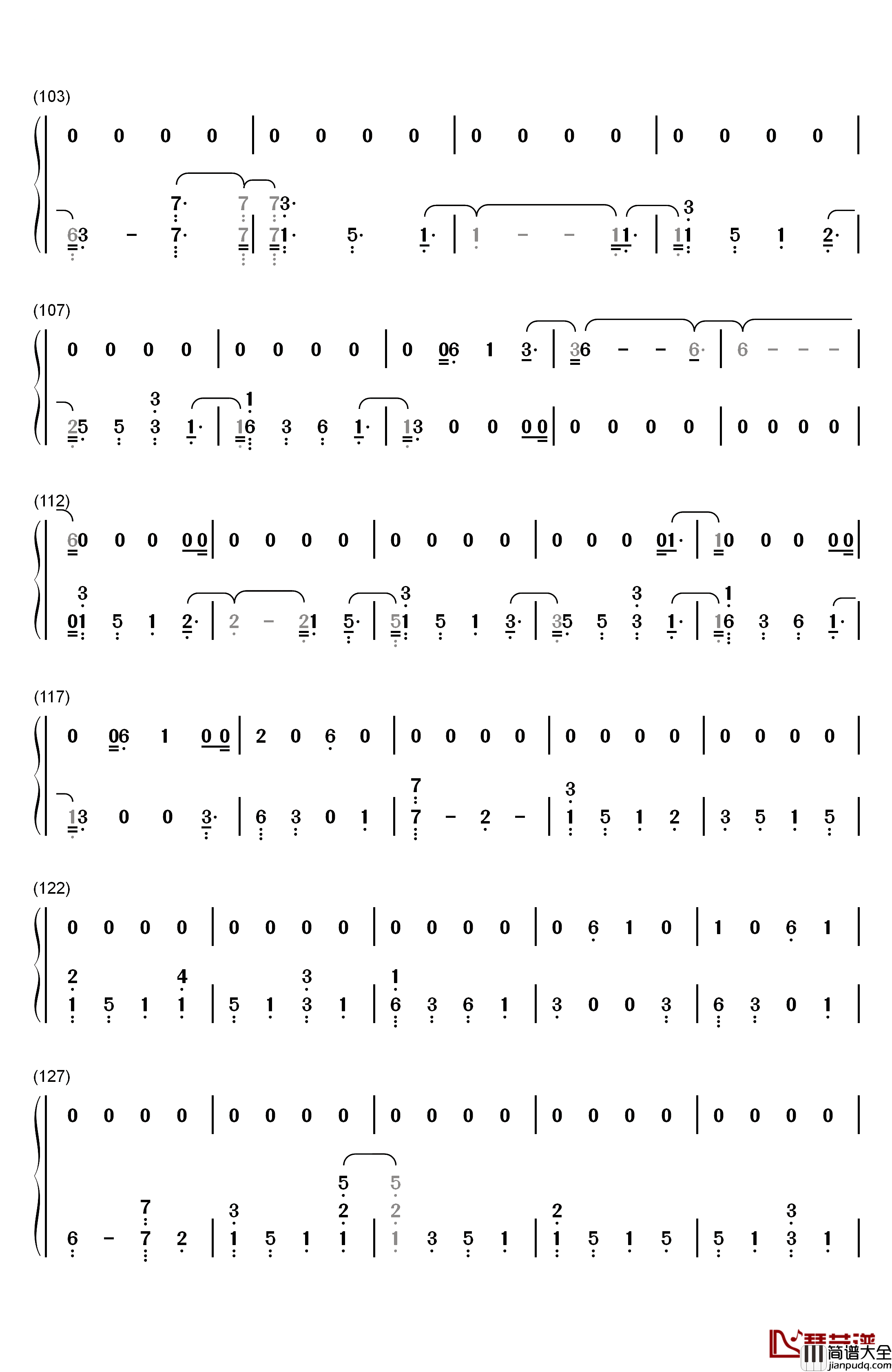 Girls钢琴简谱_数字双手_Rita_Ora