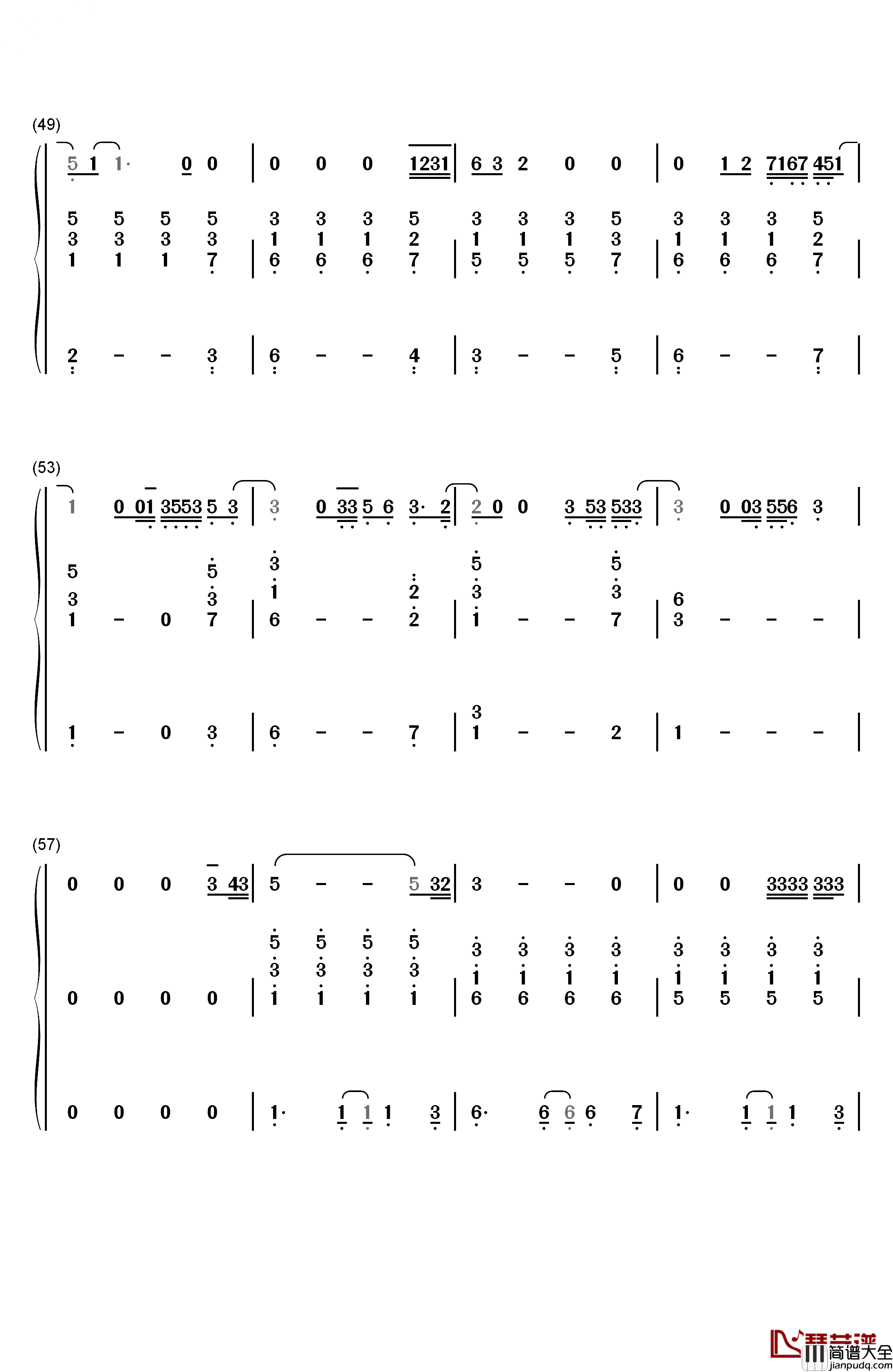 Just_A_Little_Bit_Of_Your_Heart钢琴简谱_数字双手_Ariana_Grande