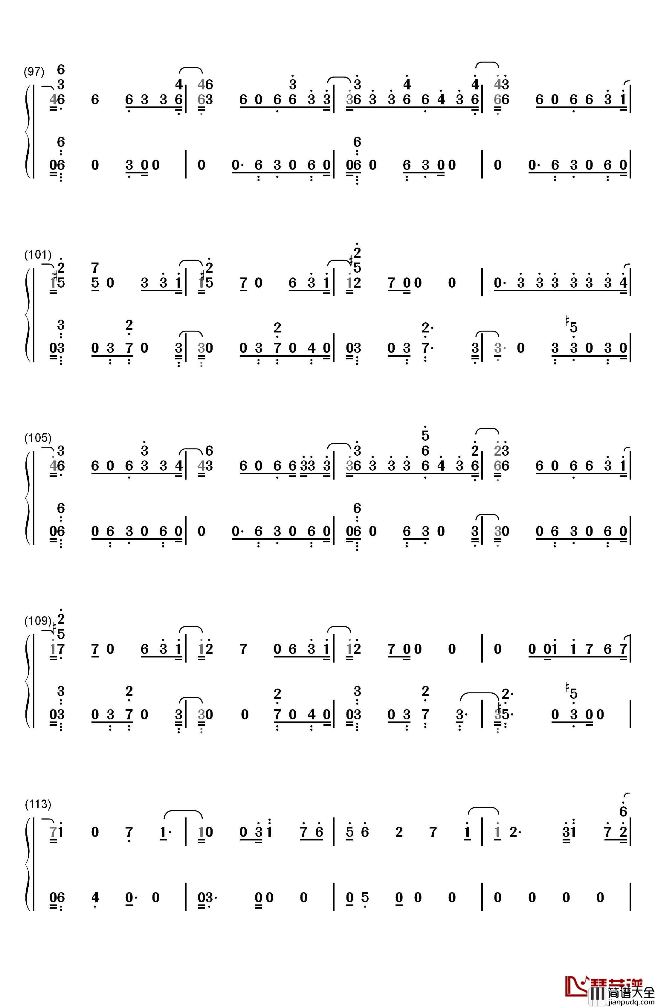 Airplane_pt._2钢琴简谱_数字双手_防弹少年团