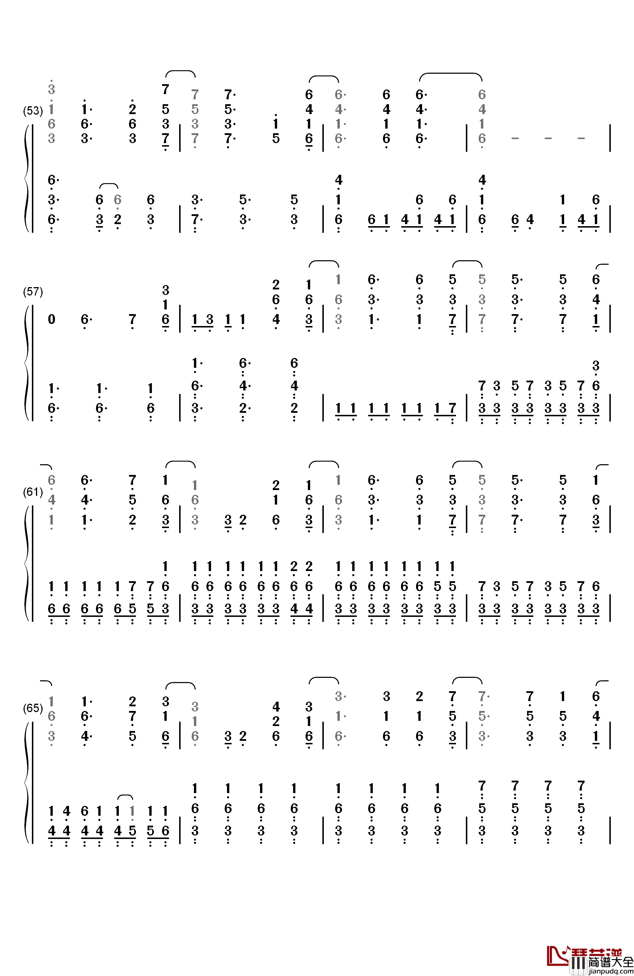 Another_Love钢琴简谱_数字双手_Tom_Odell