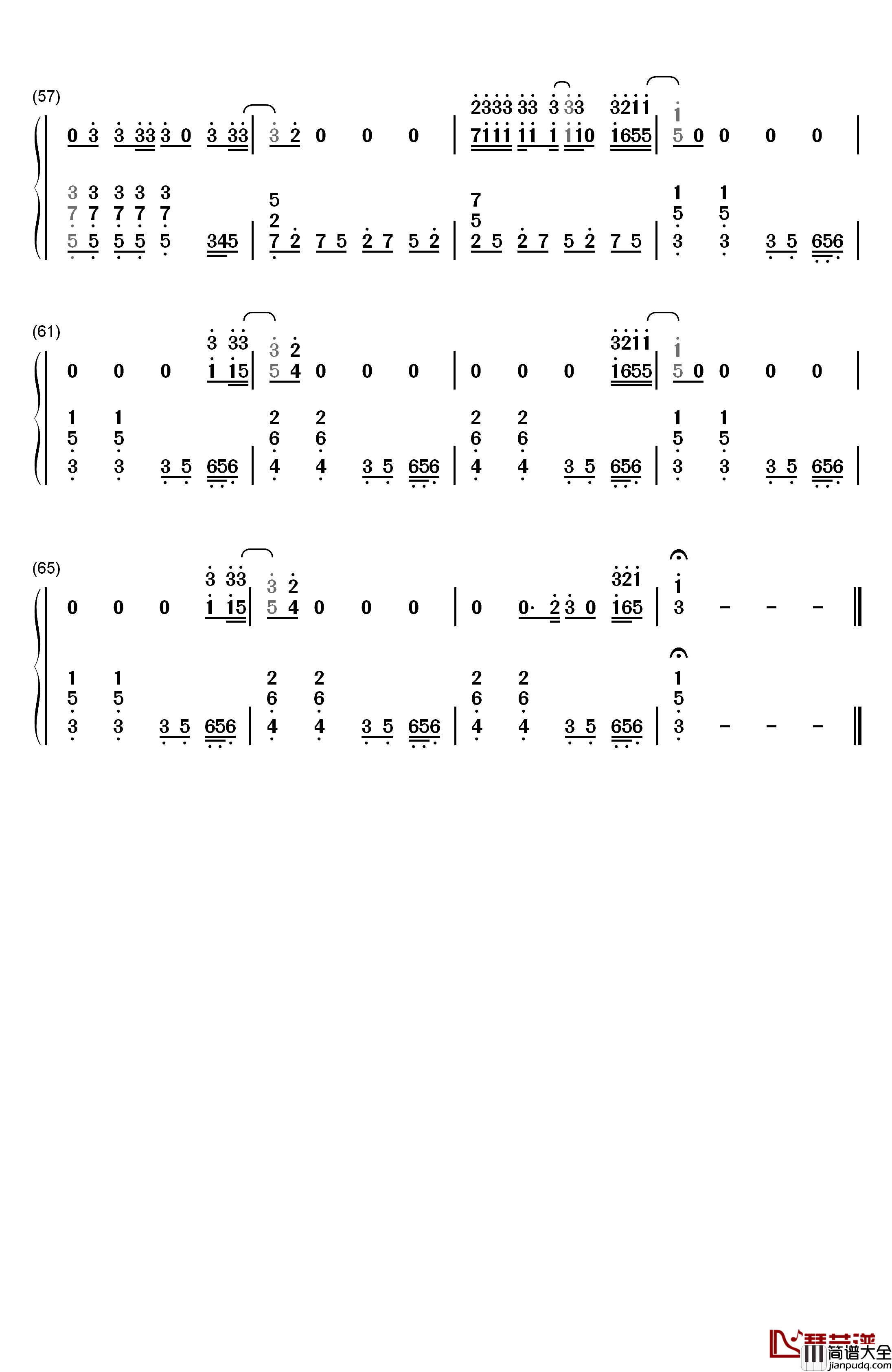 Valerie钢琴简谱_数字双手_Amy_Winehouse