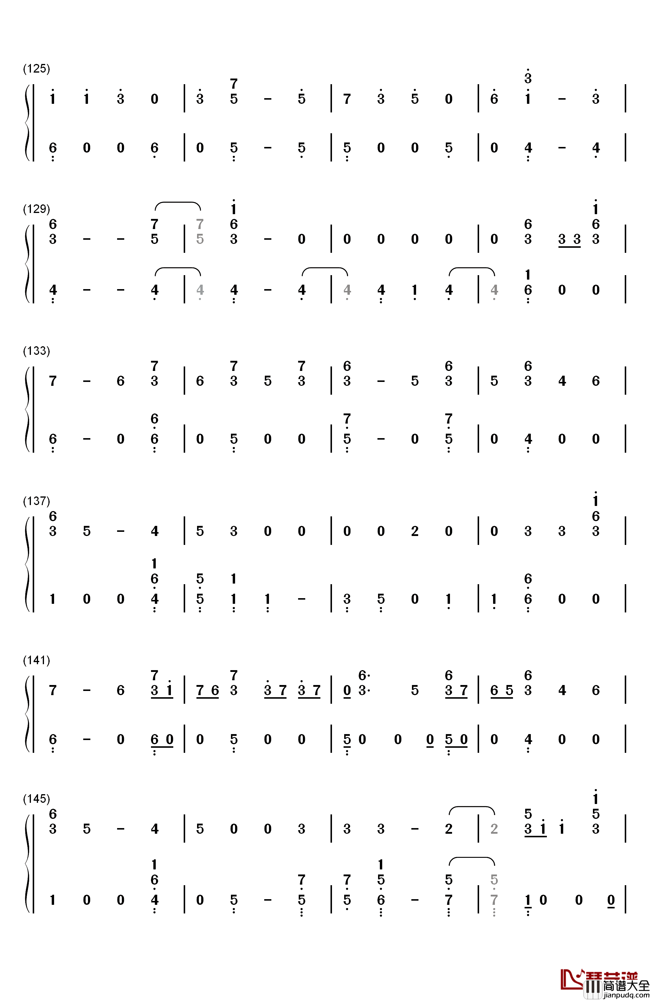 I_Don't_Know钢琴简谱_数字双手_Paul_McCartney