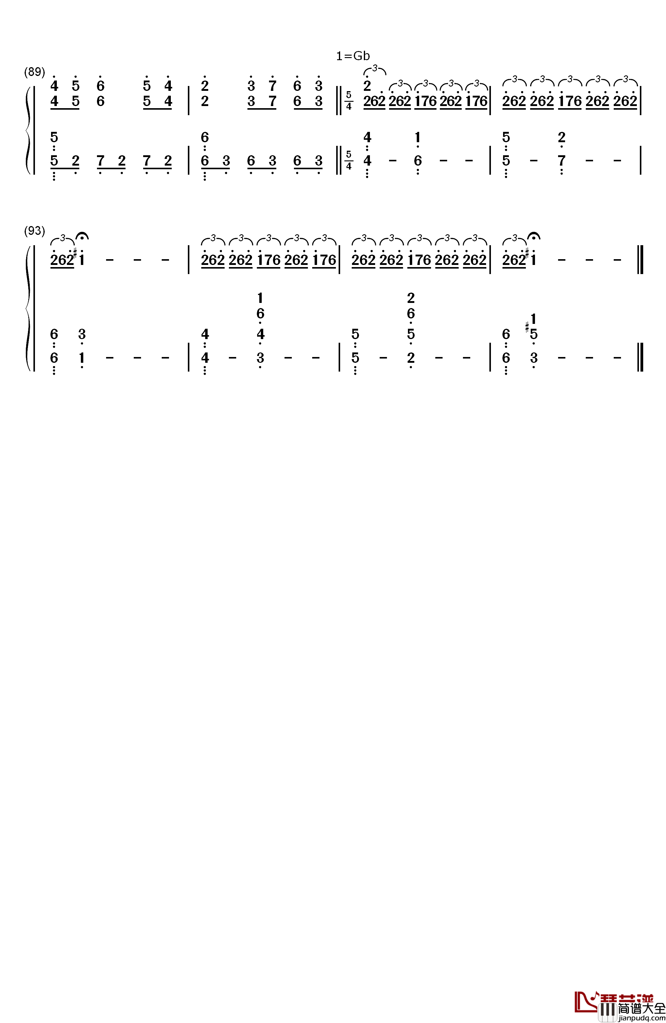 Walt钢琴简谱_数字双手_菅野洋子