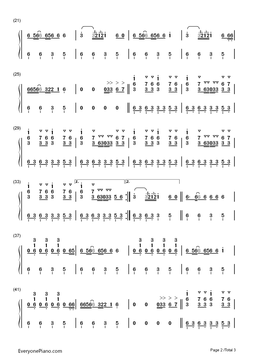 Emergency钢琴简谱_数字双手_Icona_Pop