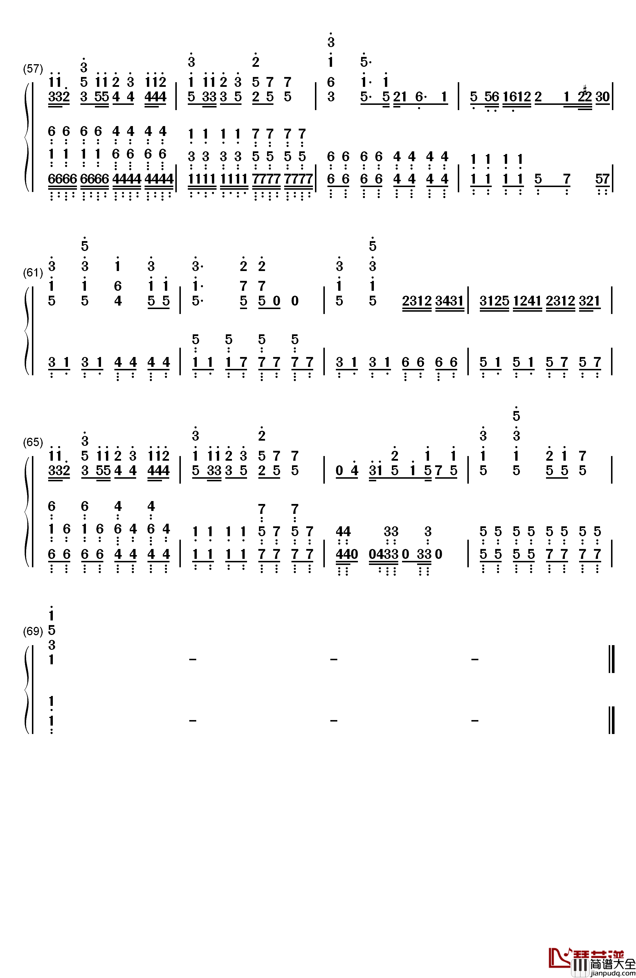 サムライハート_(Some_Like_It_Hot!!)钢琴简谱_数字双手_SPYAIR