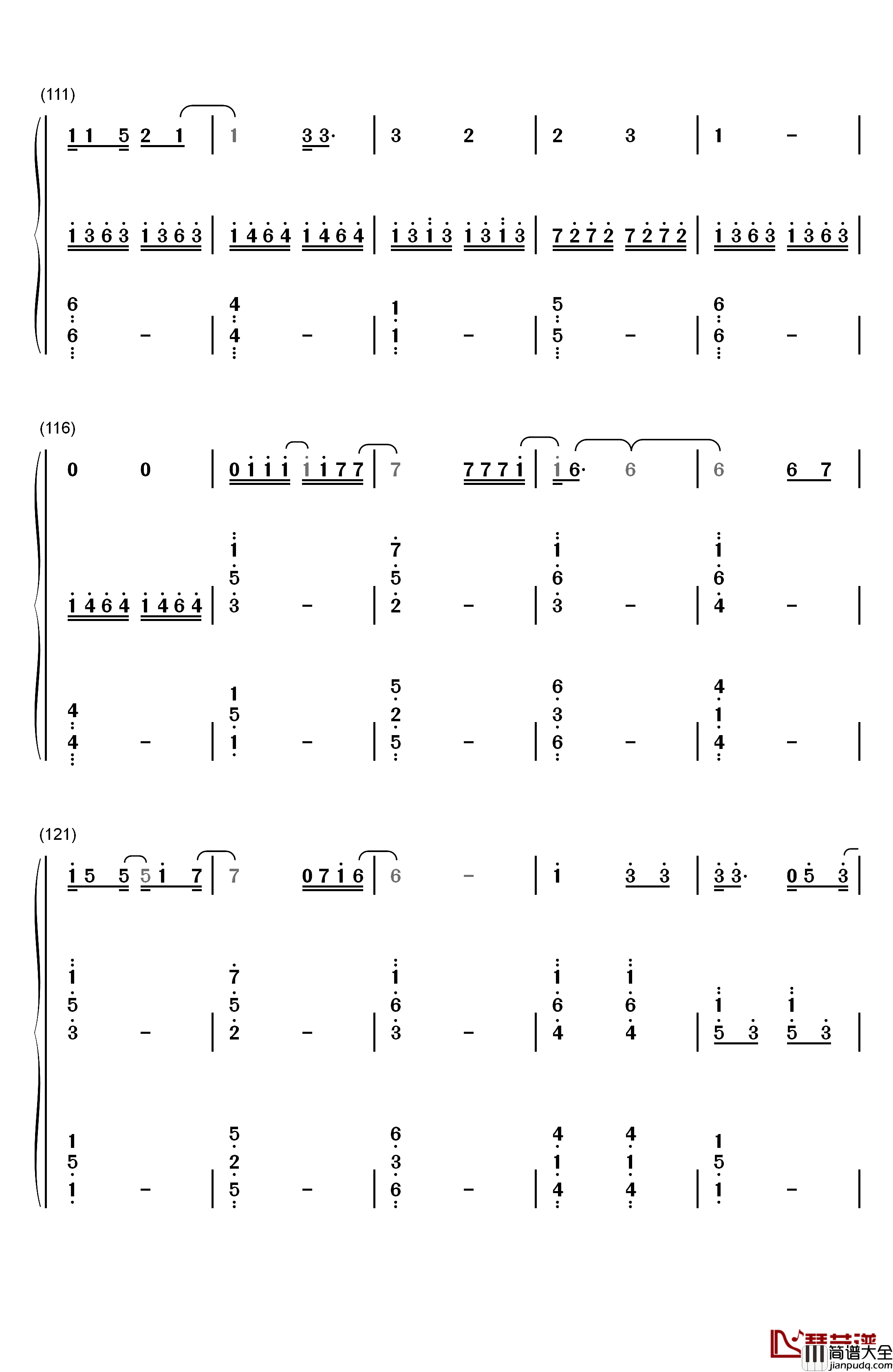 Someone_like_You钢琴简谱_数字双手_Adele