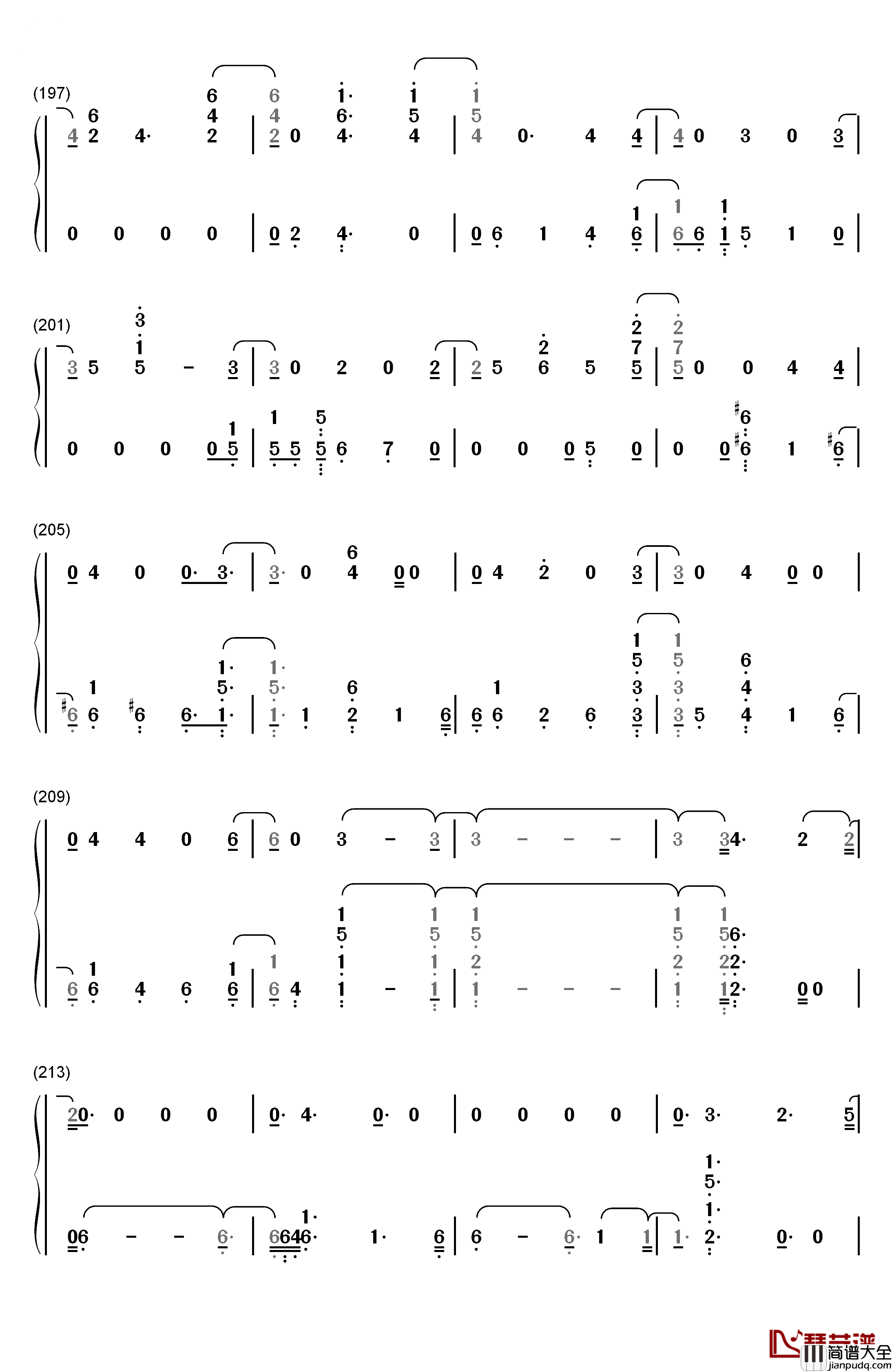 Say_Something钢琴简谱_数字双手_Justin_Timberlake