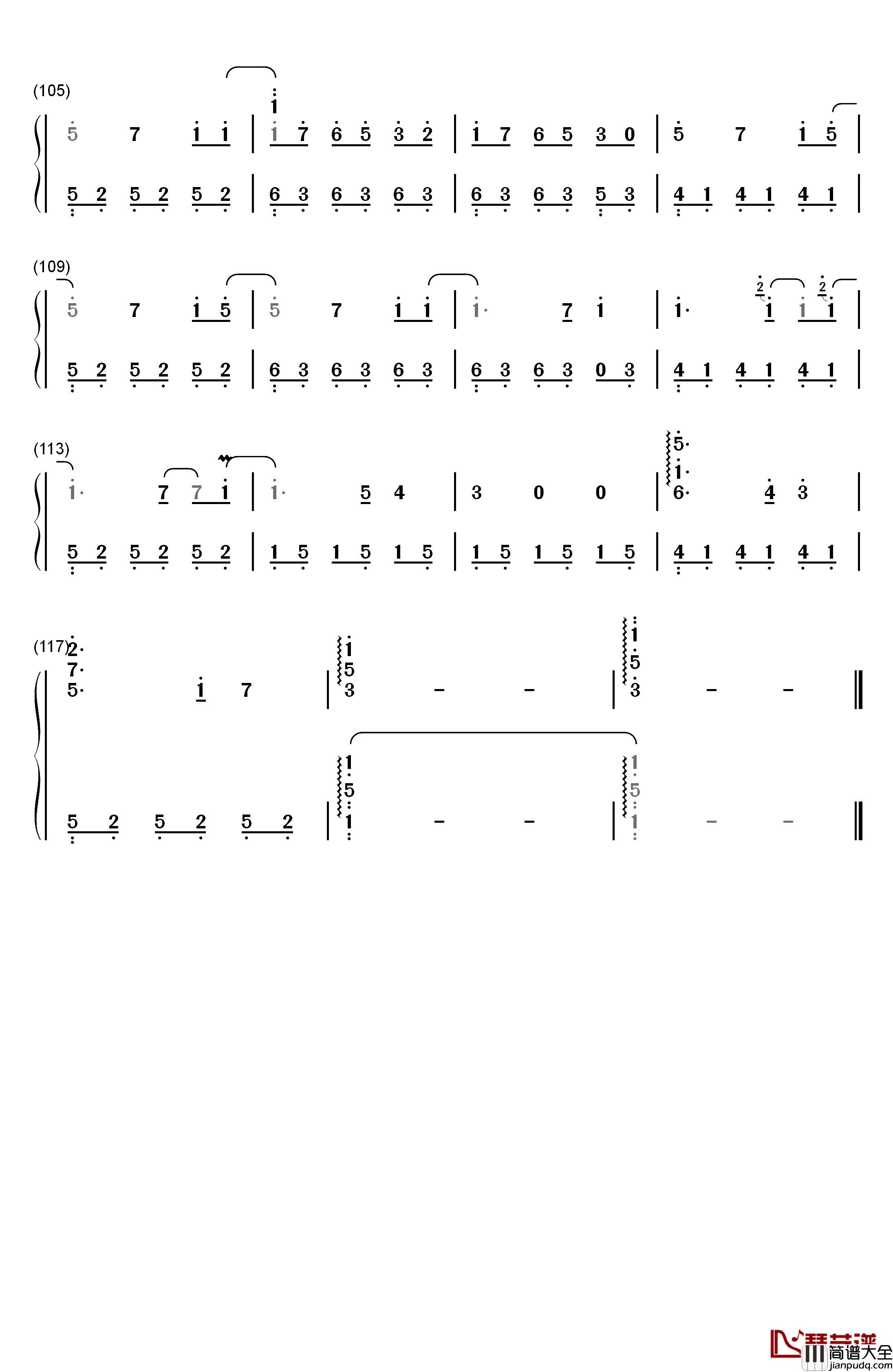 Turning钢琴简谱_数字双手_班得瑞