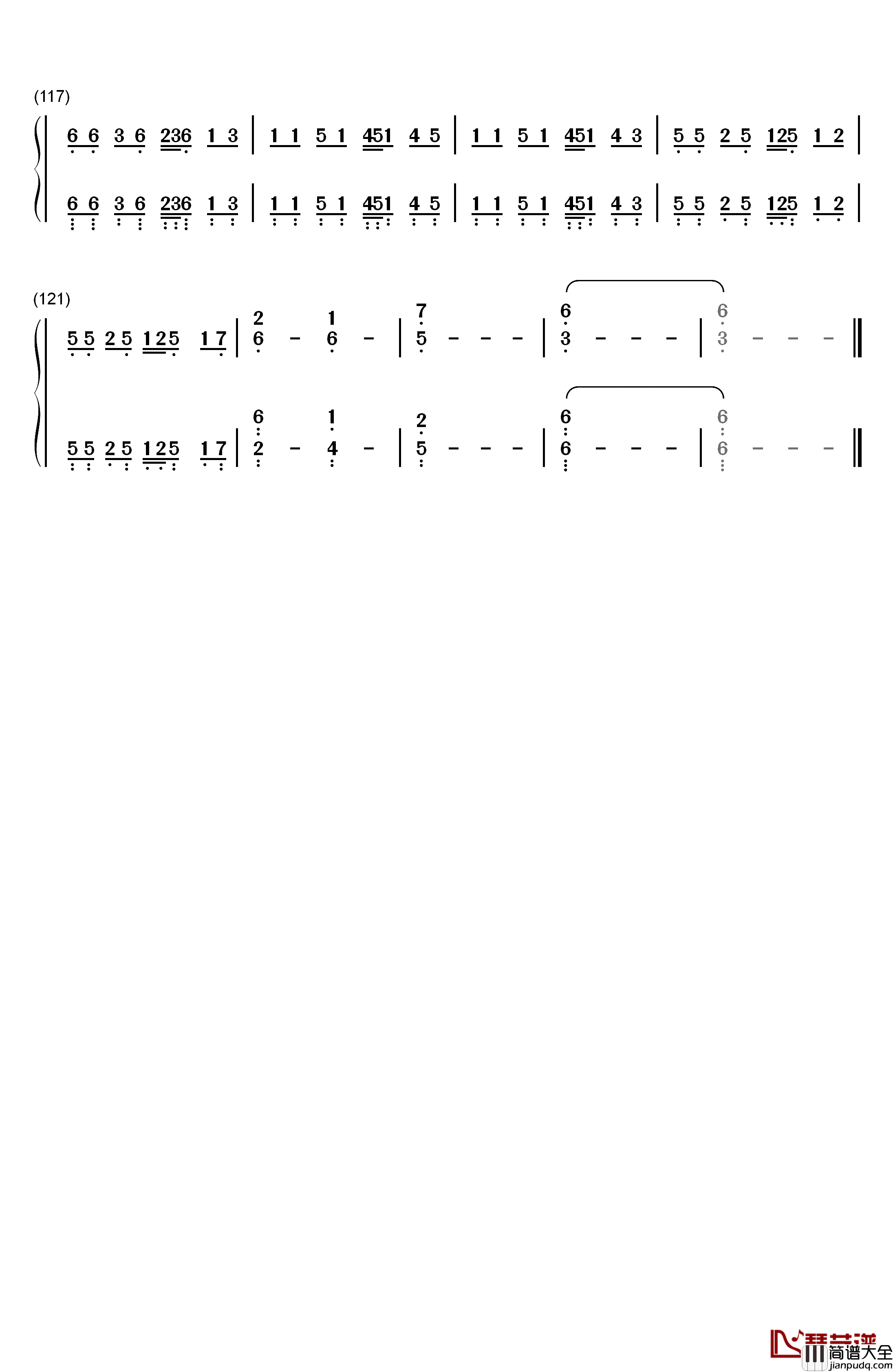 Immortal钢琴简谱_数字双手_Thomas_Bergersen