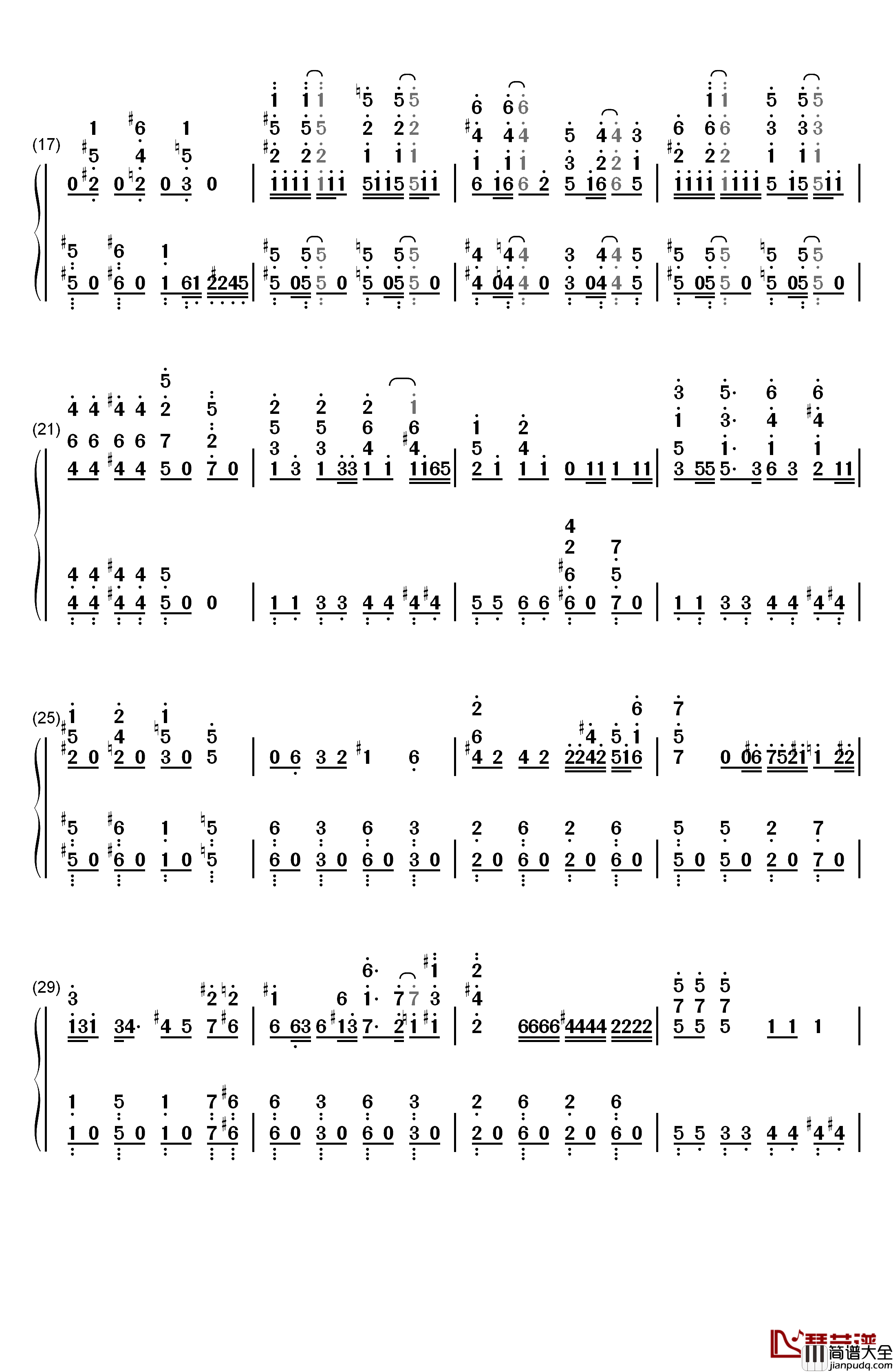 異世界かるてっと钢琴简谱_数字双手_日野聪_福岛润_小林裕介_悠木碧