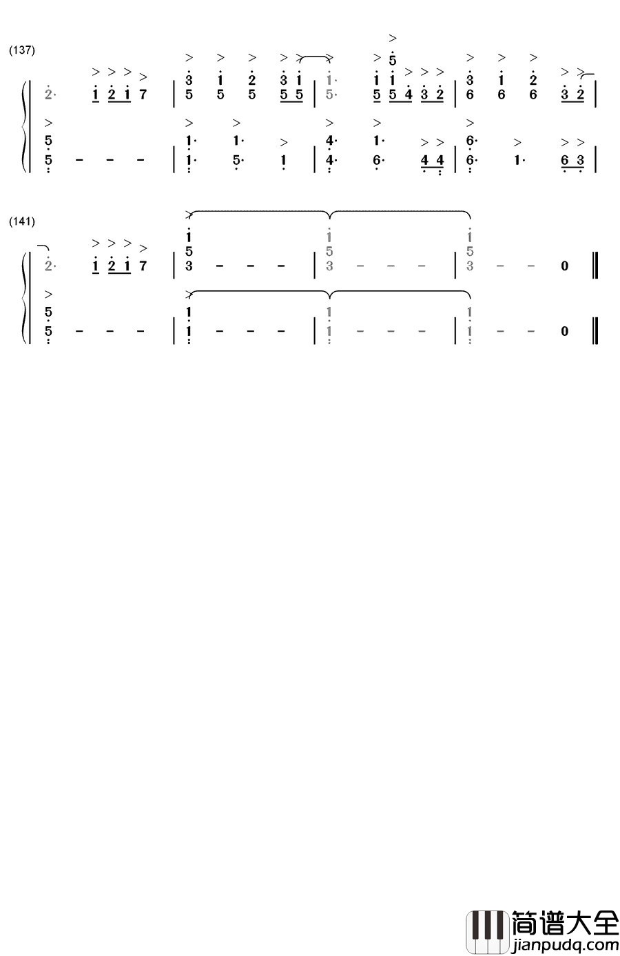 Wavin'_Flag钢琴简谱_数字双手_K'Naan