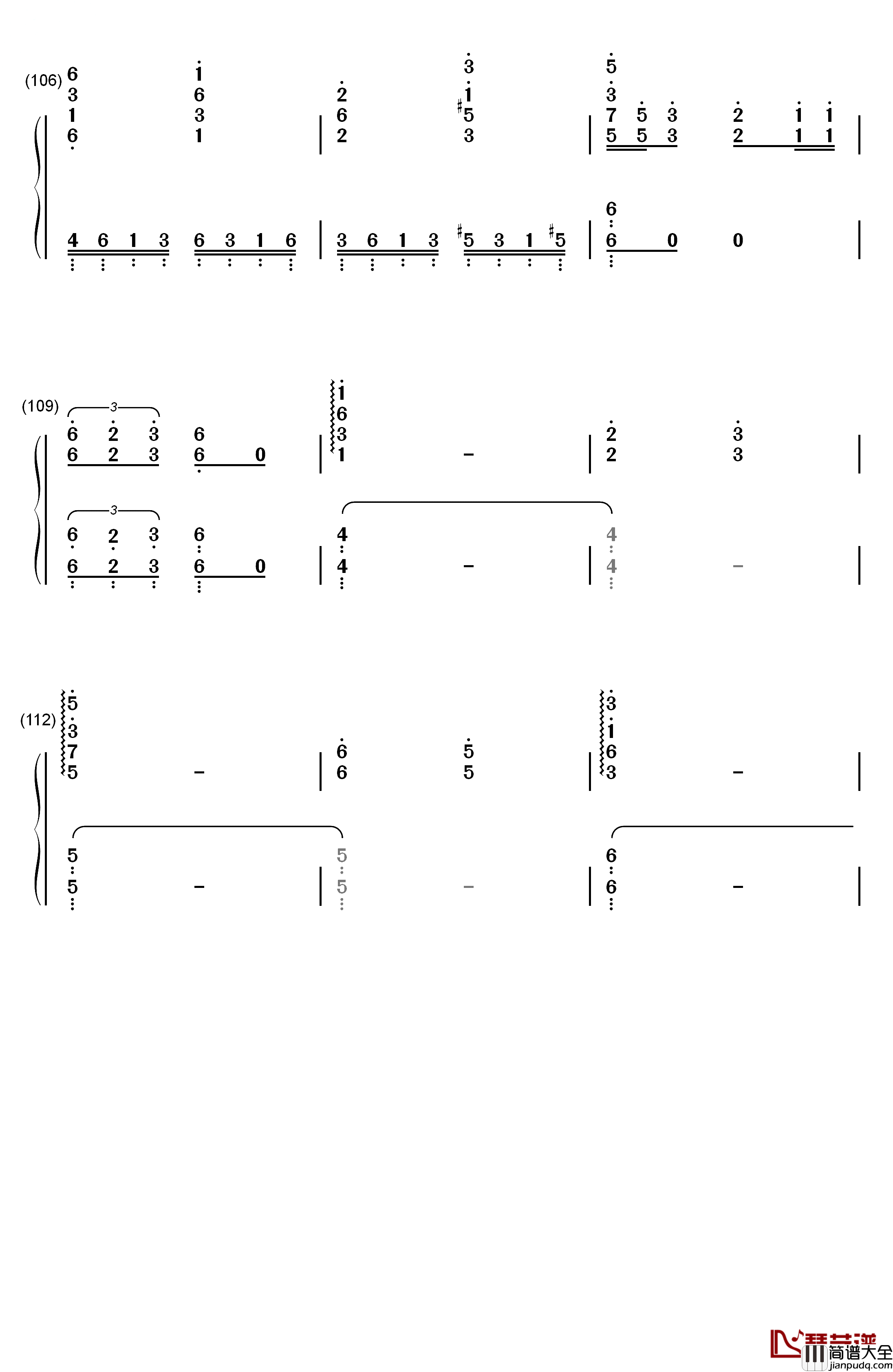 セツナドライブ钢琴简谱_数字双手_IA