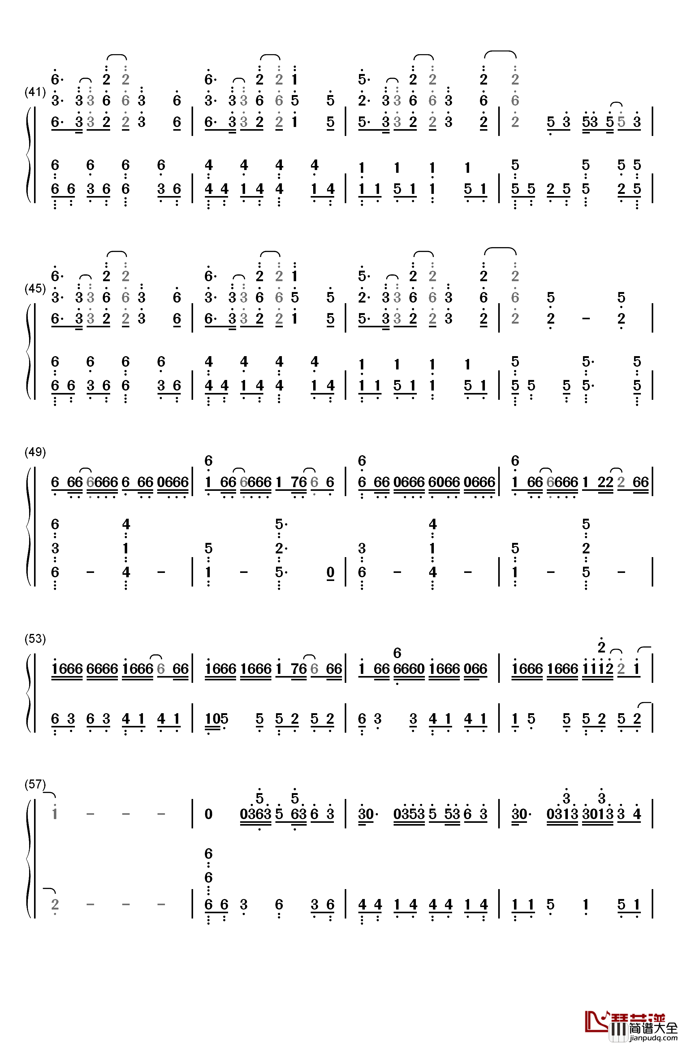 有种钢琴简谱_数字双手_孟美岐