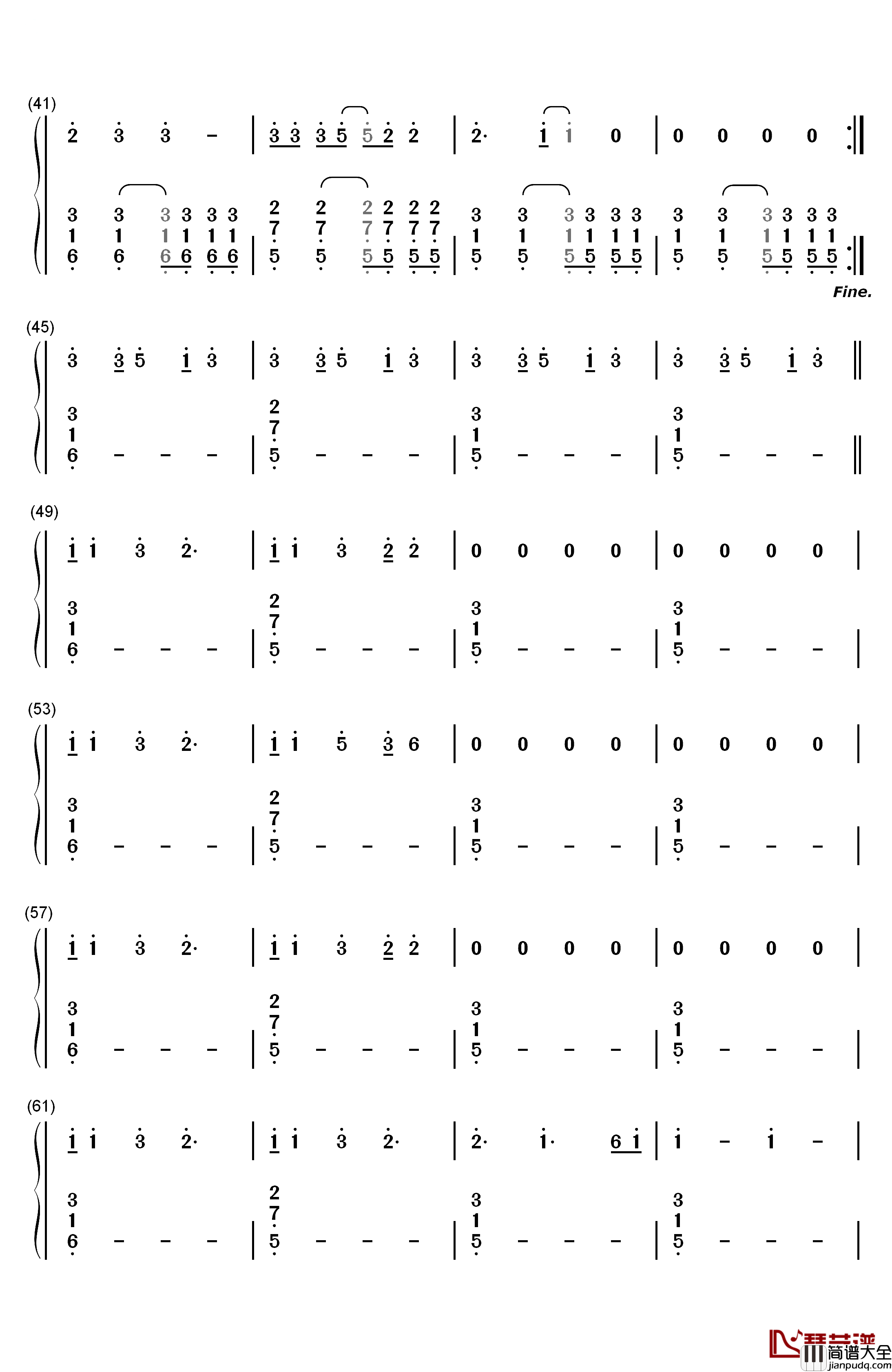 Riptide钢琴简谱_数字双手_Vance_Joy