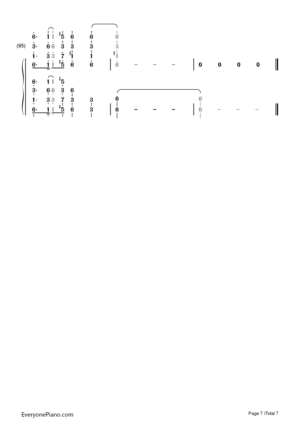 古巴钢琴简谱_数字双手_马克西姆