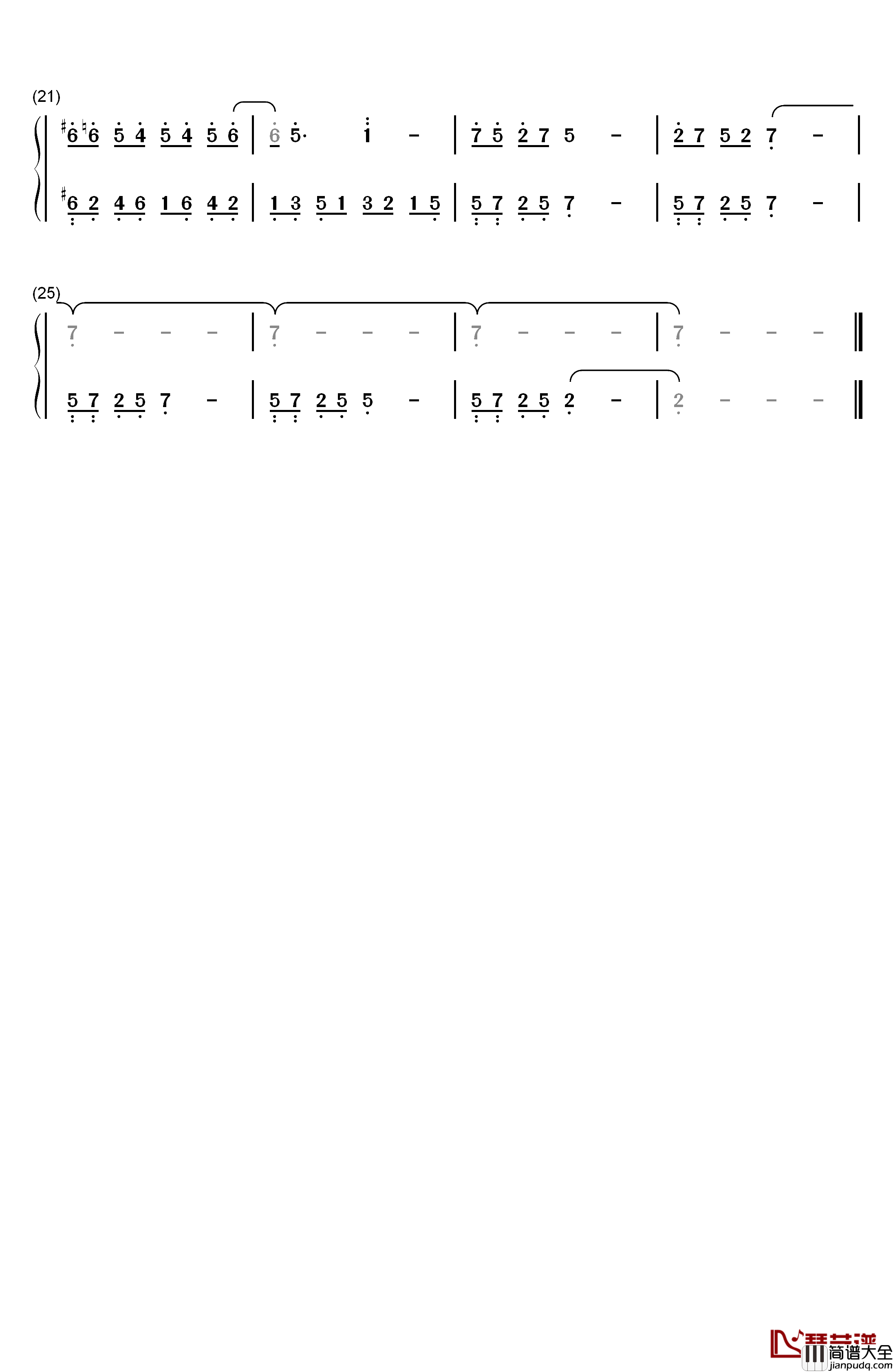 Wet_Hands钢琴简谱_数字双手_丹尼尔·罗森菲尔德C418