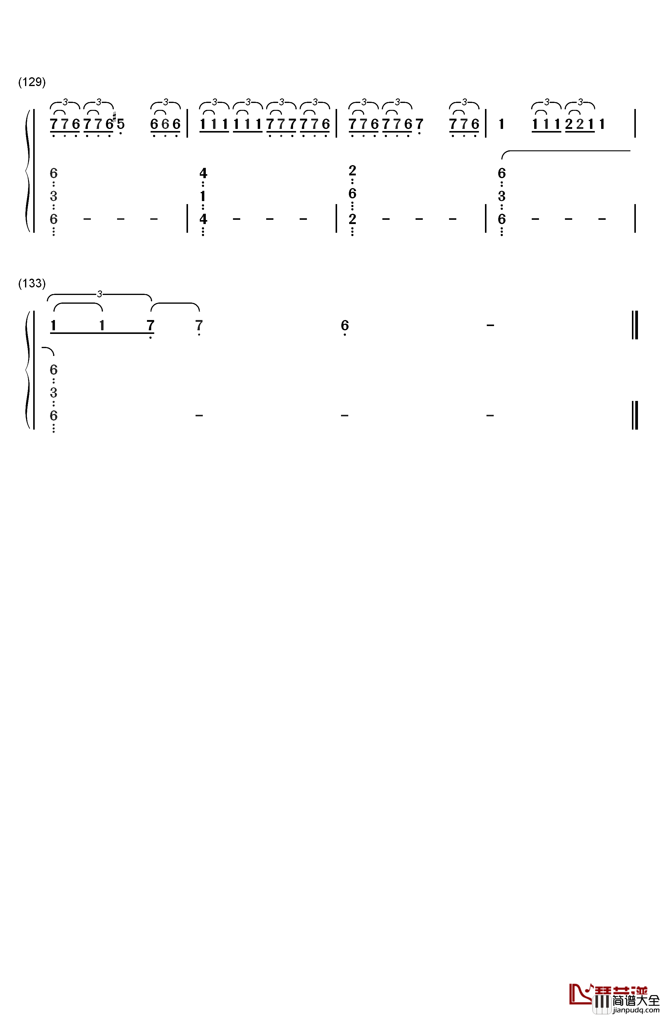 Stressed_Out钢琴简谱_数字双手_Twenty_One_Pilots