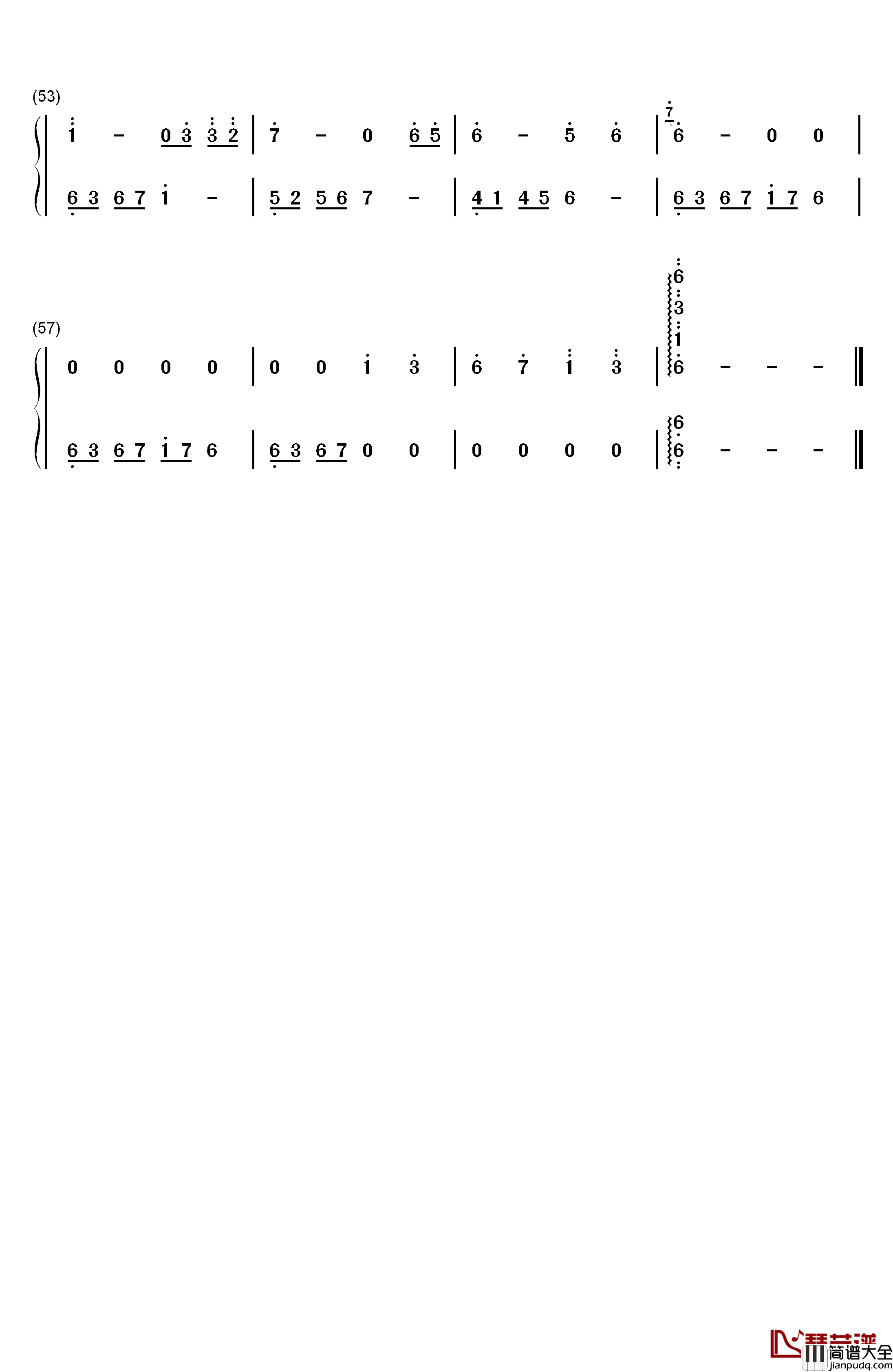 风中的蒲公英钢琴简谱_数字双手_张宇桦