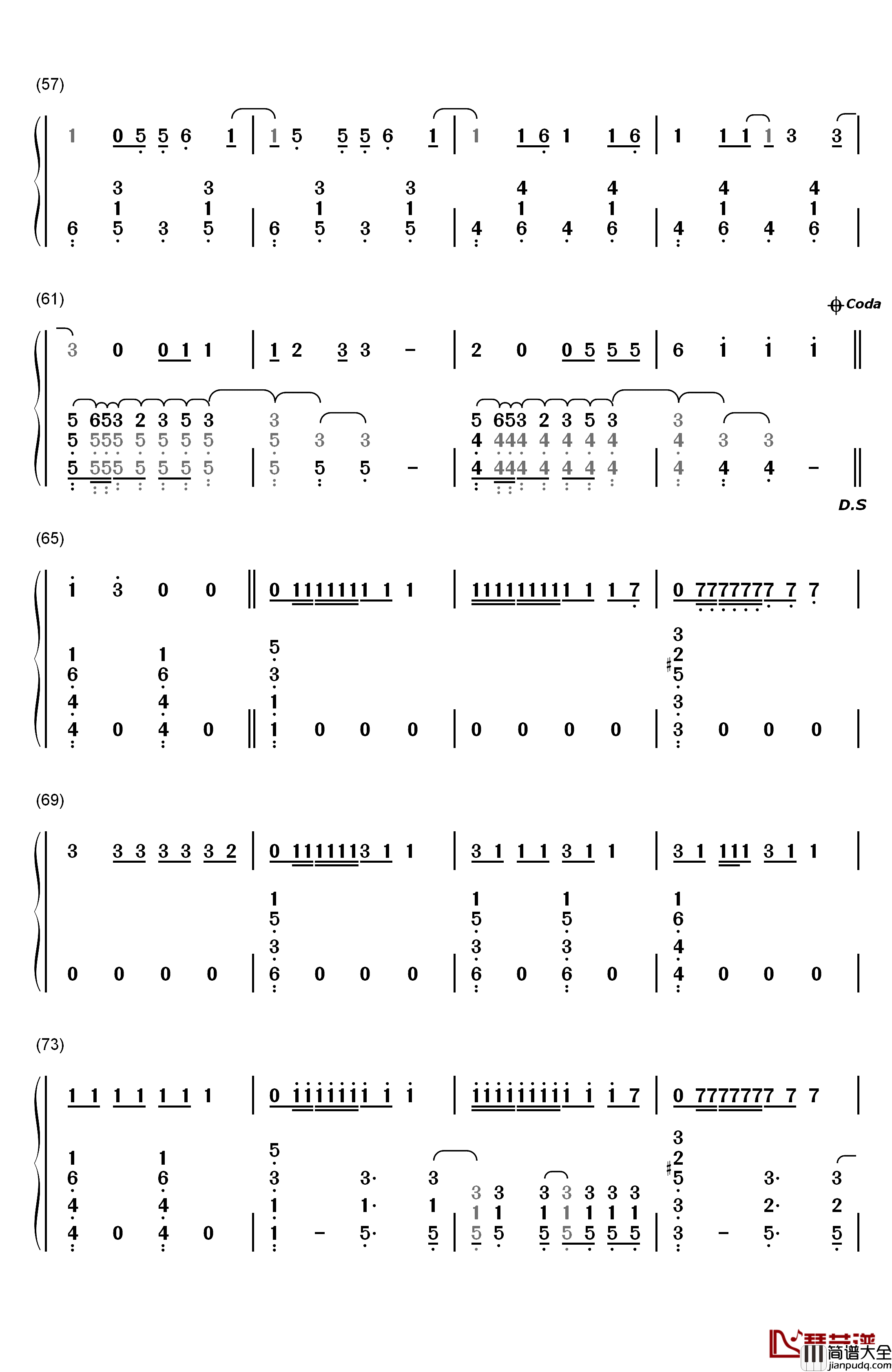 Show_You钢琴简谱_数字双手_Shawn_Mendes