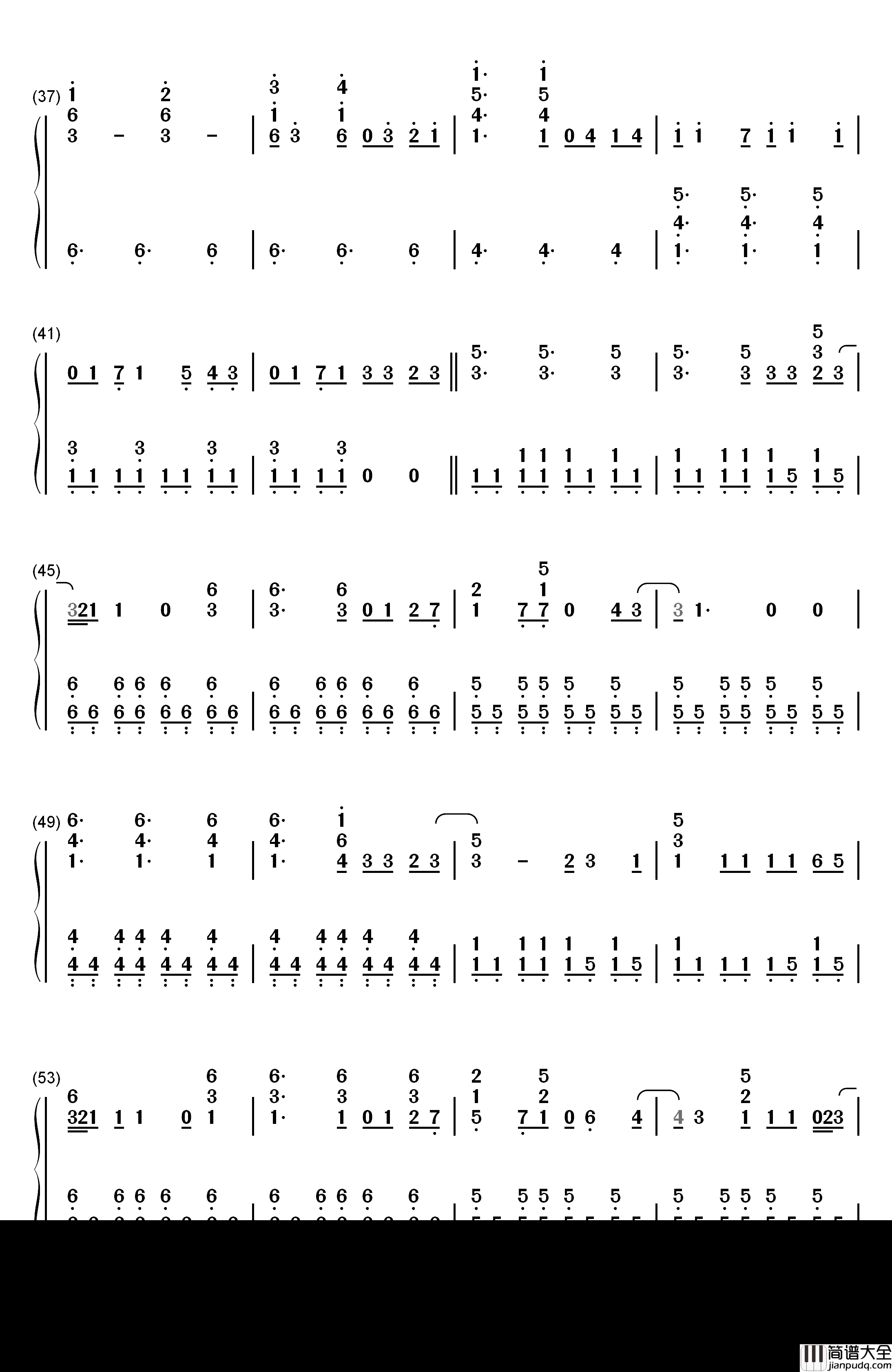 Photograph钢琴简谱_数字双手_Ed_Sheeran