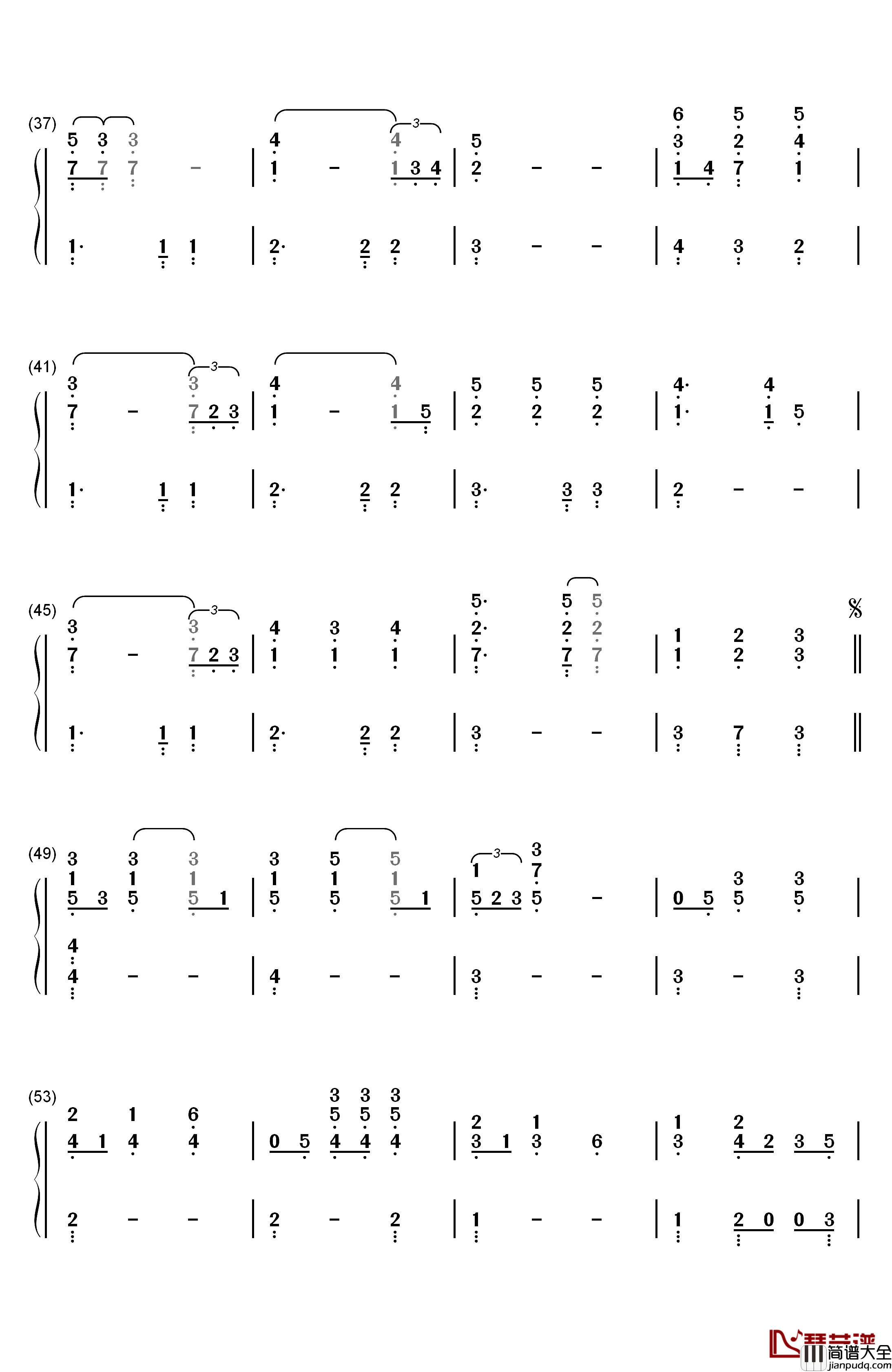 If_I_Ain't_Got_You钢琴简谱_数字双手_Alicia_Keys