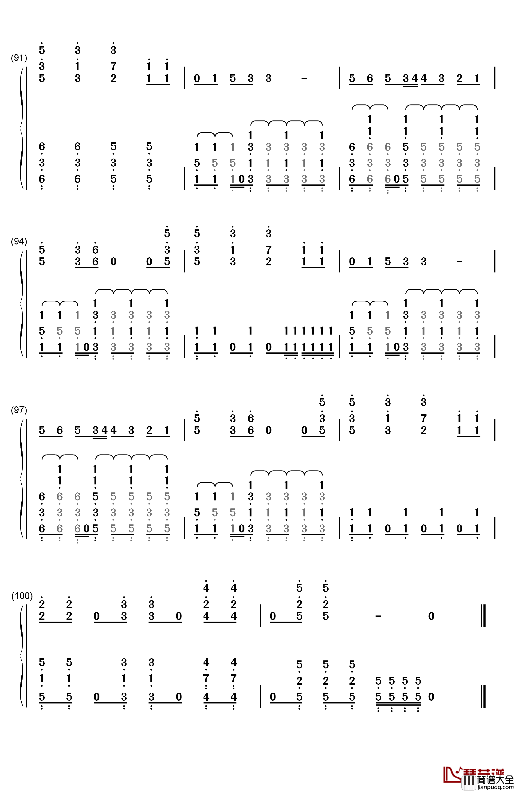 Shut_Up_and_Dance钢琴简谱_数字双手_Walk_the_Moon