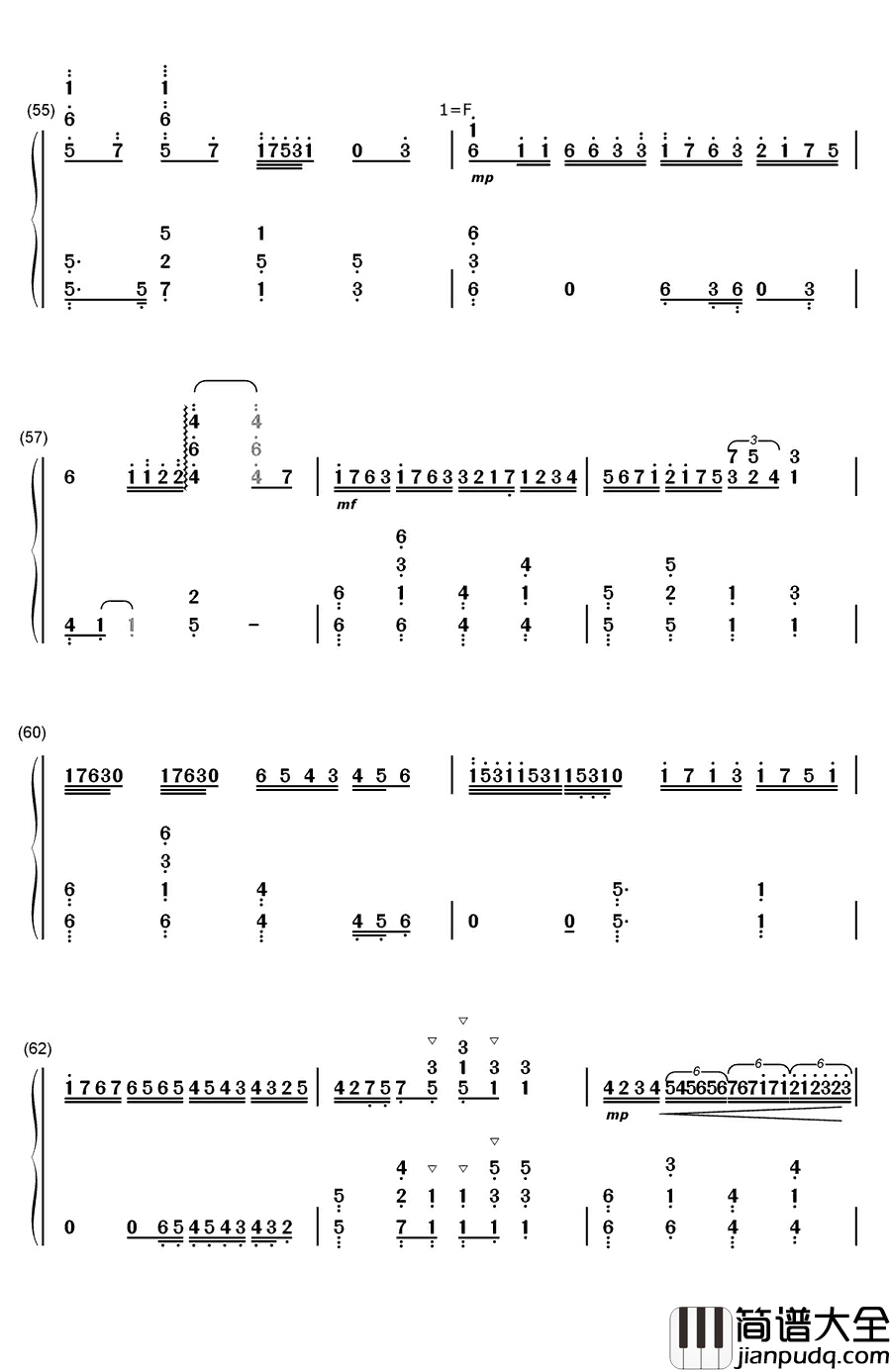 Love_is_a_Beautiful_Pain钢琴简谱_数字双手_CLIFF_EDGE_ft.中村舞子