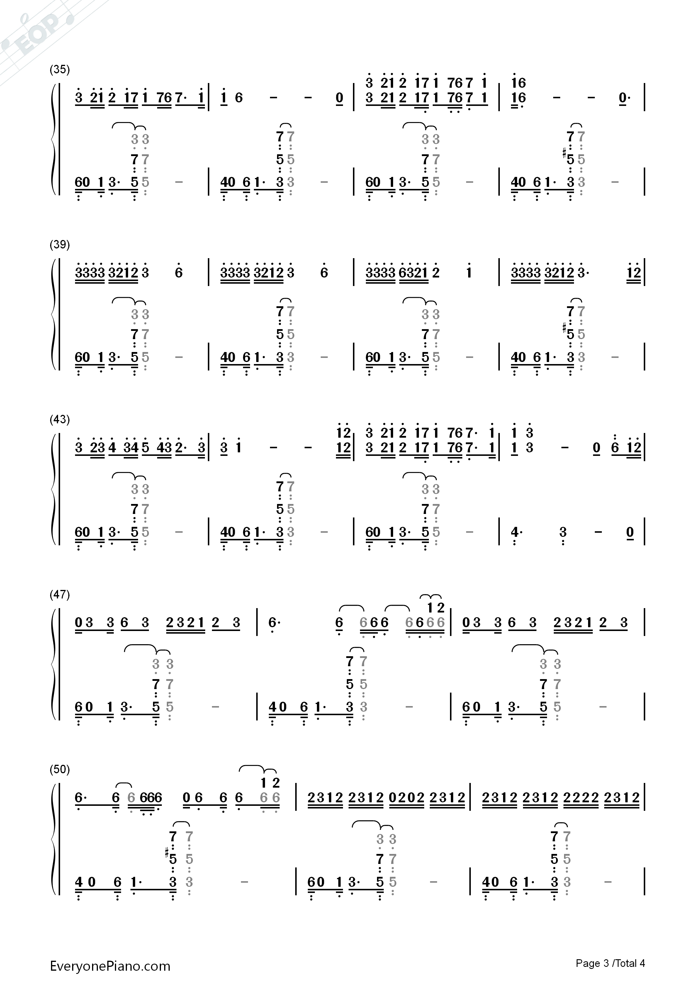 Down钢琴简谱_Marian_Hill演唱