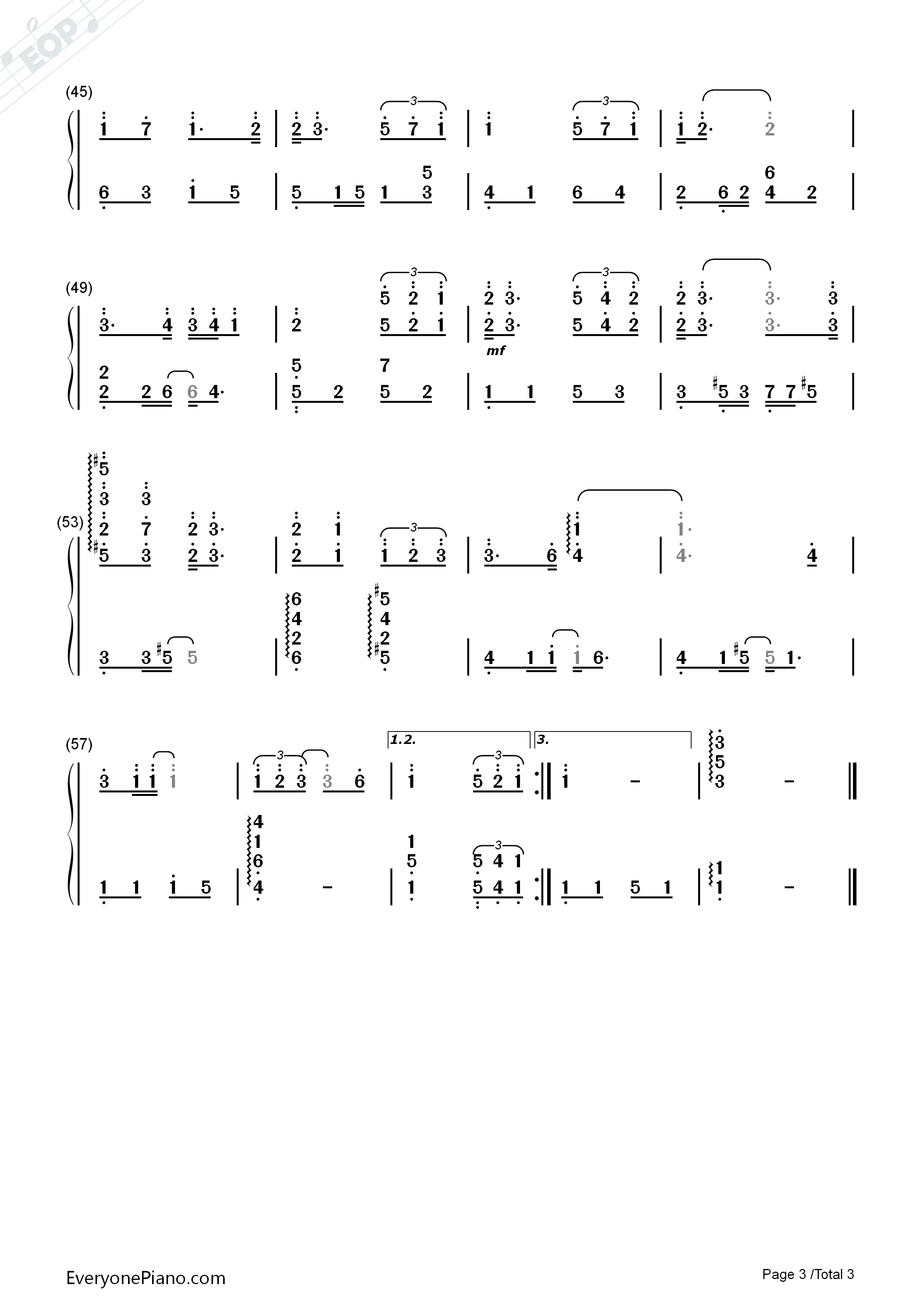 那年夏天钢琴简谱_许飞演唱