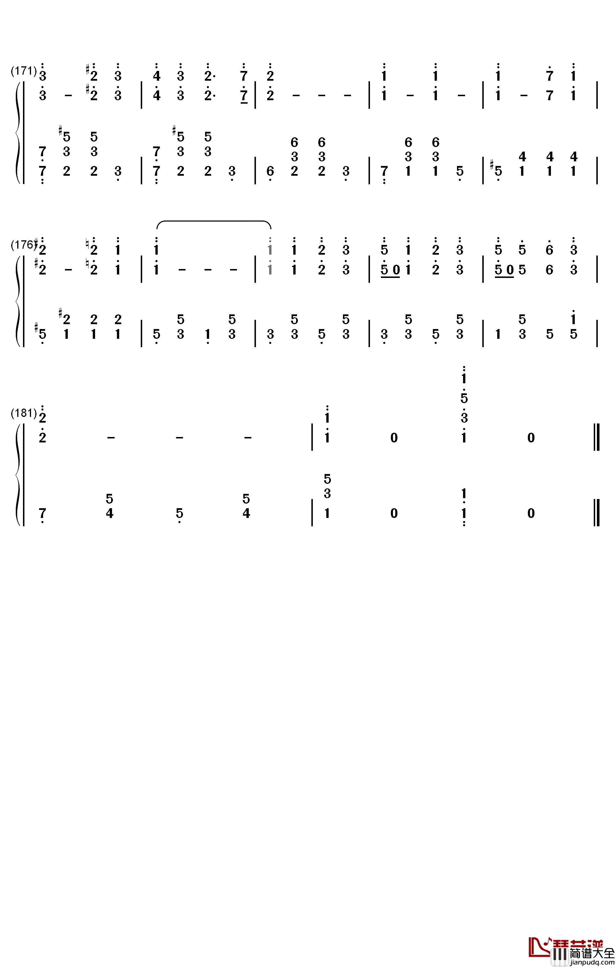 The_Stars_and_Stripes_Forever钢琴简谱_数字双手_John_Philip_Sousa