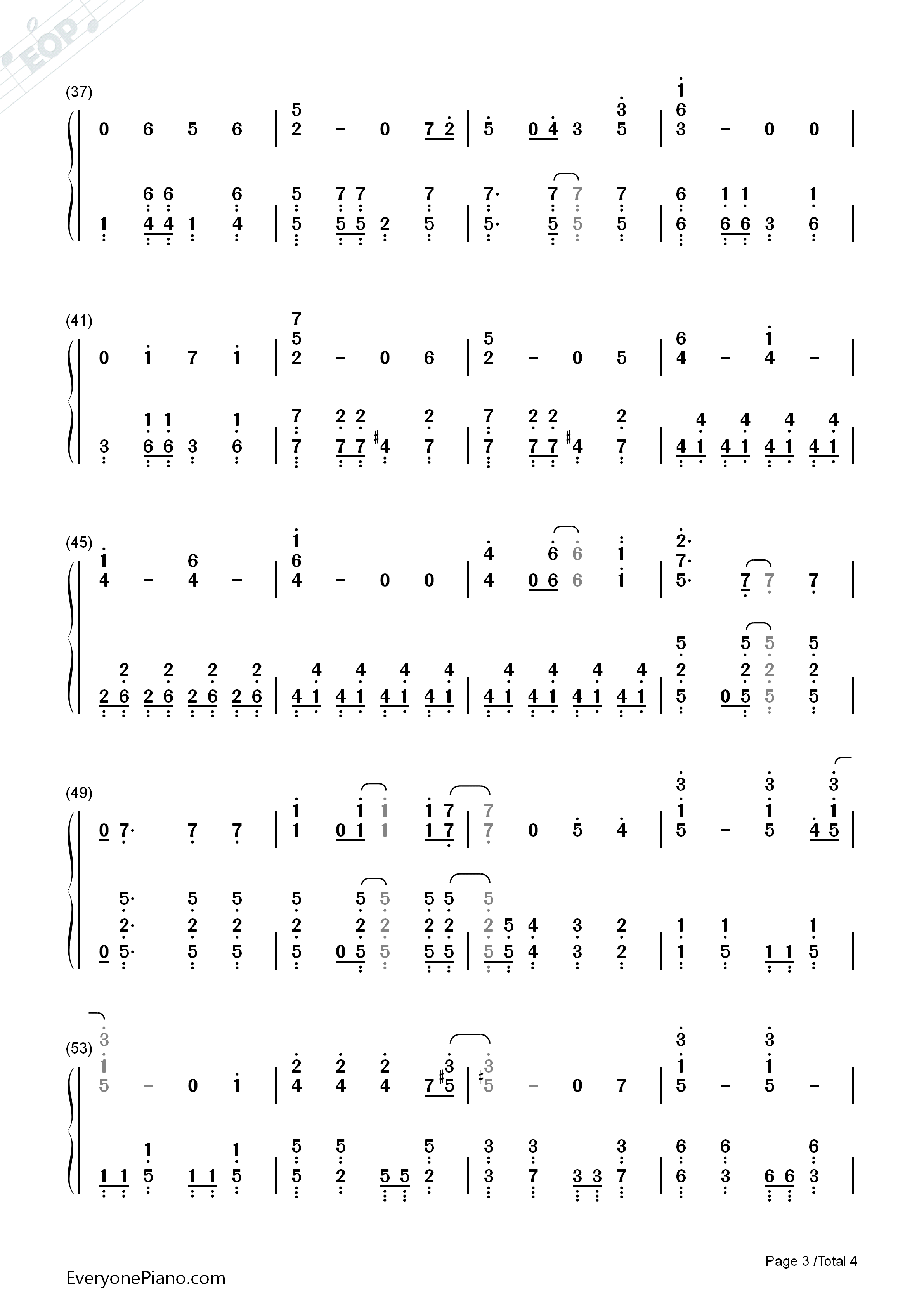 成るがまま騒ぐまま钢琴简谱_milktub演唱